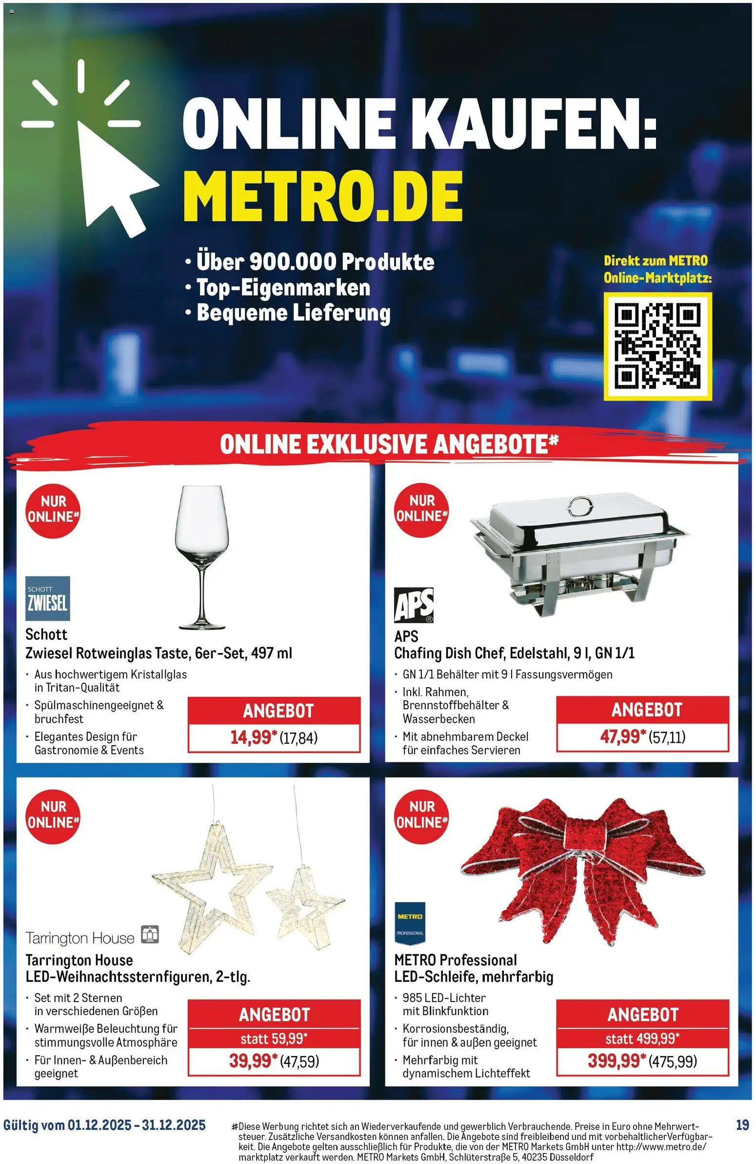 Metro Monats-Menü – gültig ab 01.12.2025 | Seite: 19