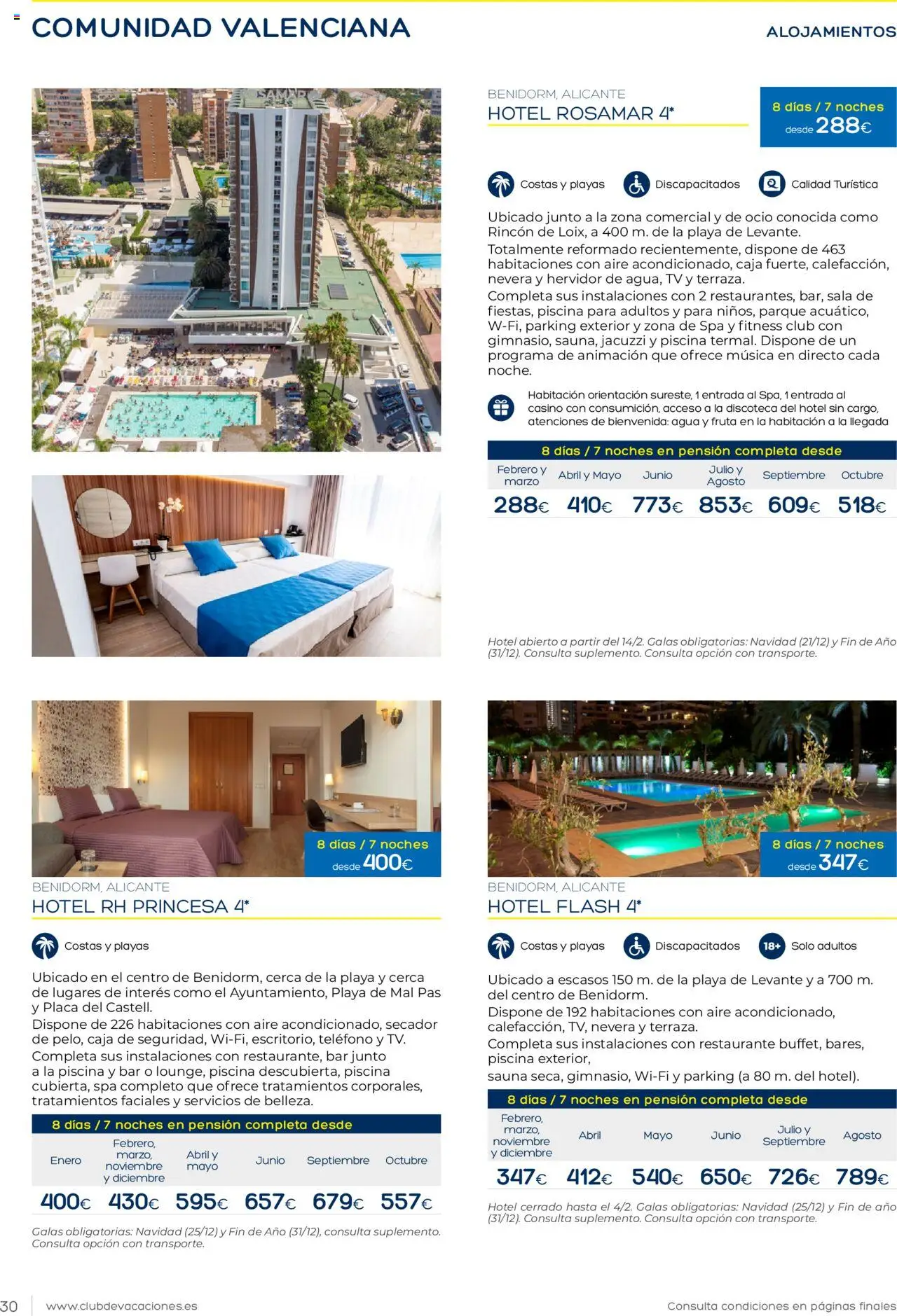 Viajes El Corte Inglés Club de Vacaciones │ válido desde el 01.01.2025 | Página: 30 | Productos: Teléfono, Nevera, Caja