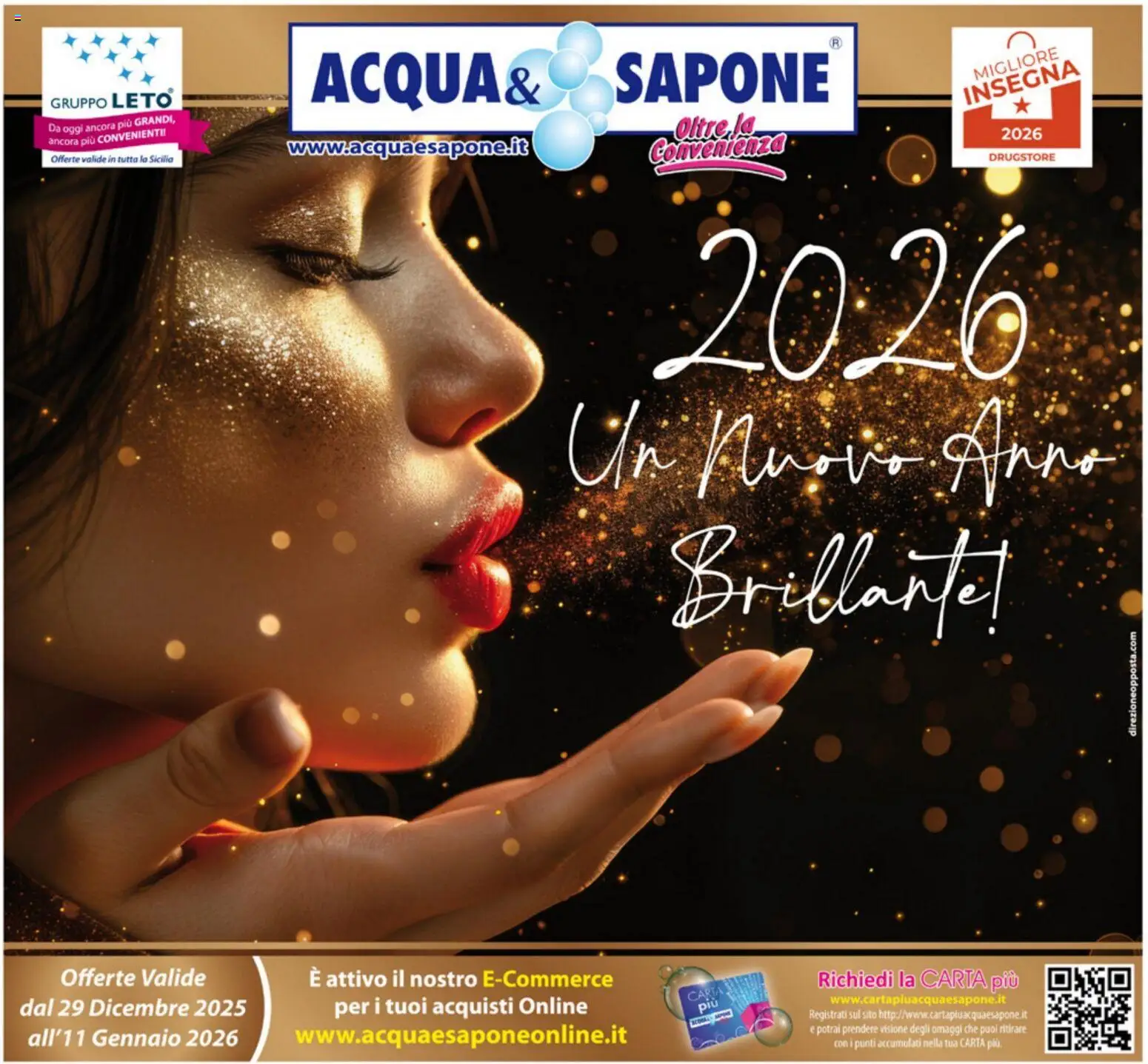Volantino Acqua e Sapone del 29.12.2025 | Pagina: 1 | Prodotti: Sapone