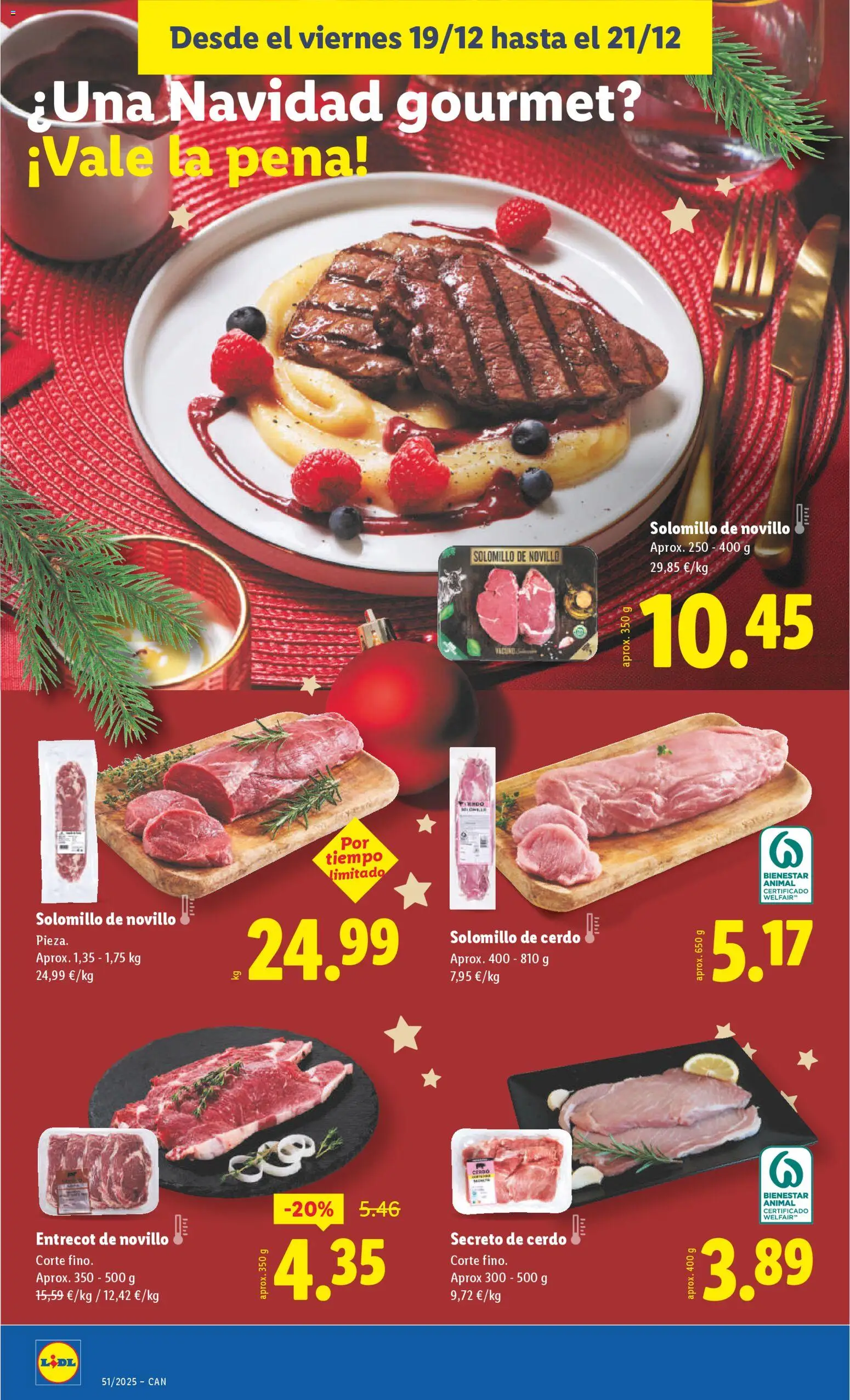 Lidl -Canarias │ válido desde el 15.12.2025 | Página: 34 | Productos: Solomillo de cerdo, Cerdo