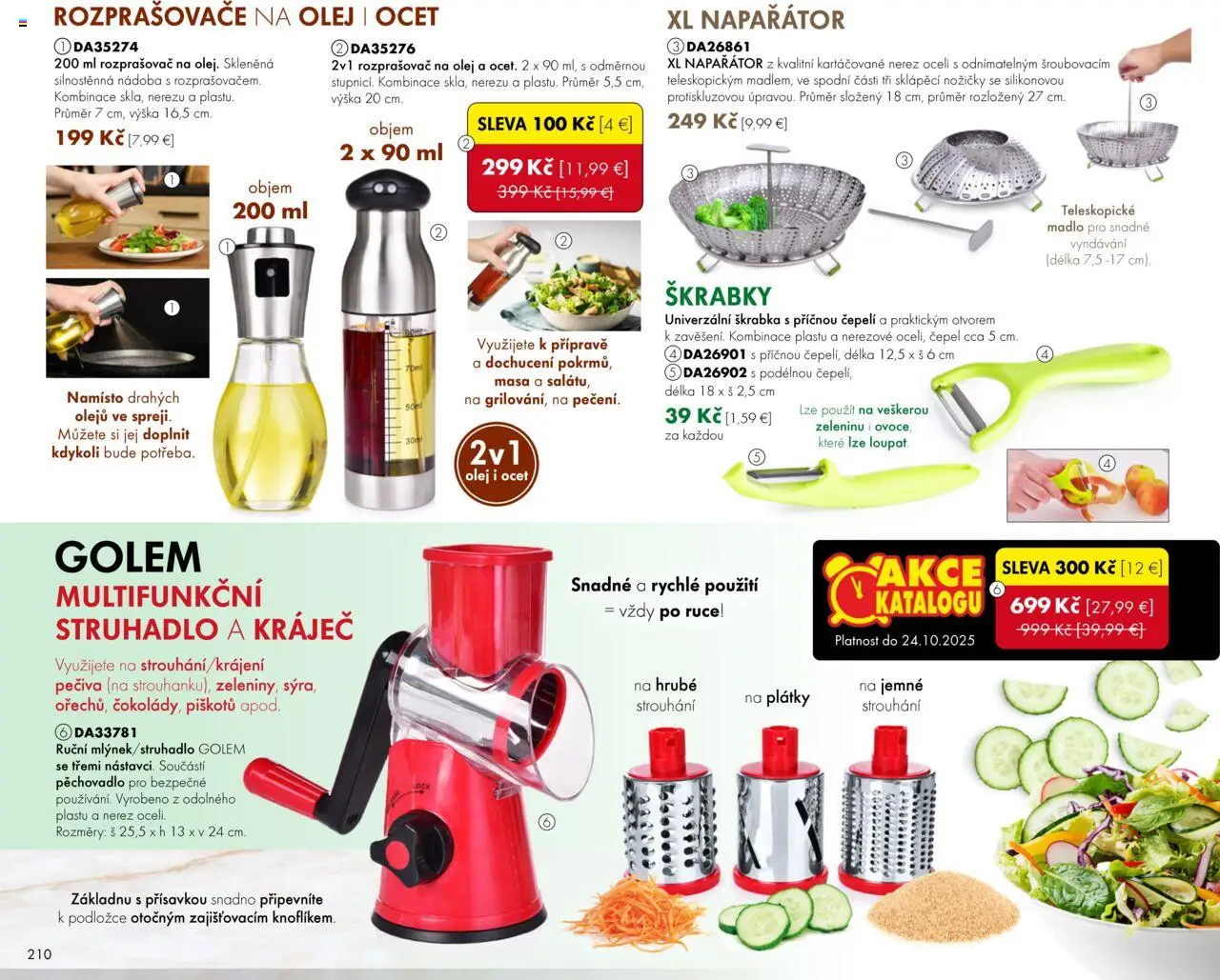 Dedra Katalog 8 2025 │ platný od 25.07.2025 | Strana: 110 | Produkty: Strúhadlo, Olej