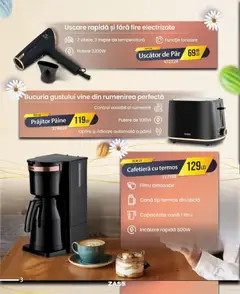 Ofertele Selgros valabile de la 09.04.2026 | Pagină: 4 | Produse: Uscător, Cafetieră, Uscător De Păr, Termos