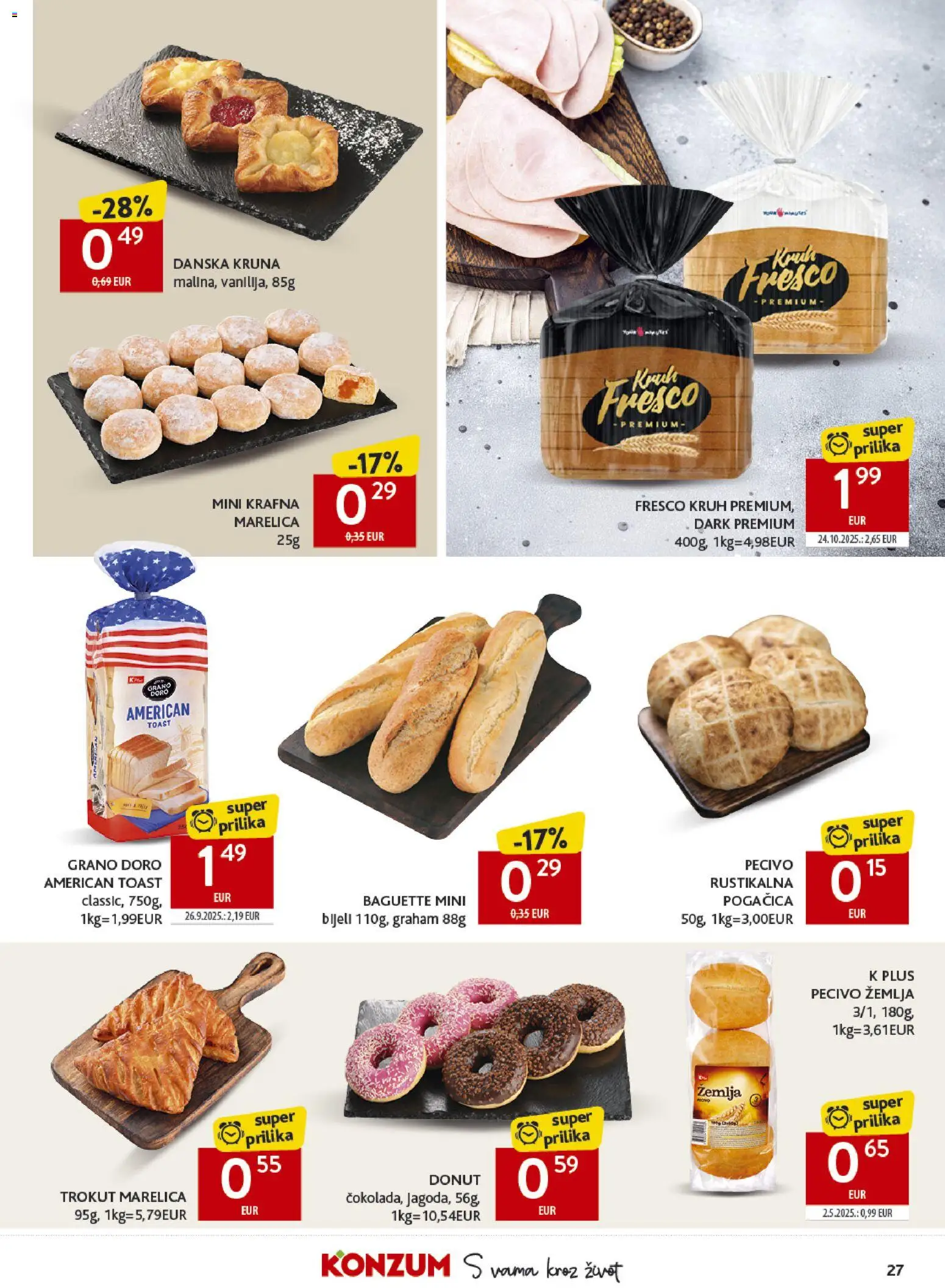 Konzum HR akciós ujság - amely érvényes a következő dátumtól: 15.04.2026 | Oldal: 27