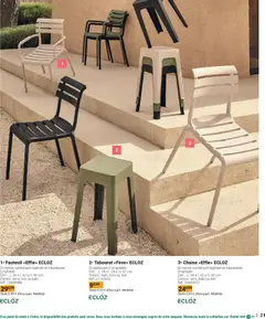 Gamm vert - Prévisualisation de Gamm vert - Catalogue plein air  valide à partir de 18.03.2026 | Page: 21 | Produits: Kaki, Fauteuil, Chaise