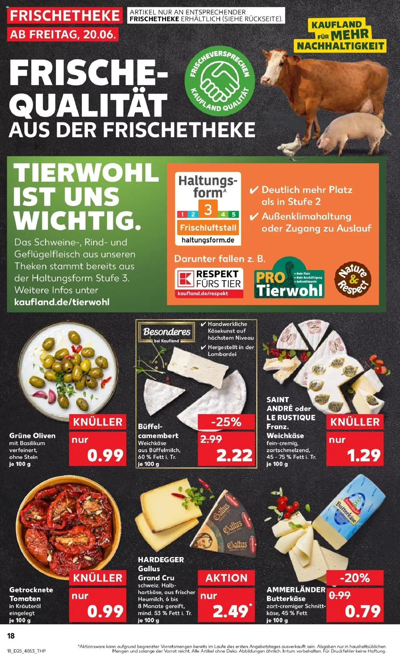Kaufland prospekt Menden (Sauerland)	 - gültig ab dem 18.06.2025 | Seite: 18 | Produkte: Tomaten, Rock