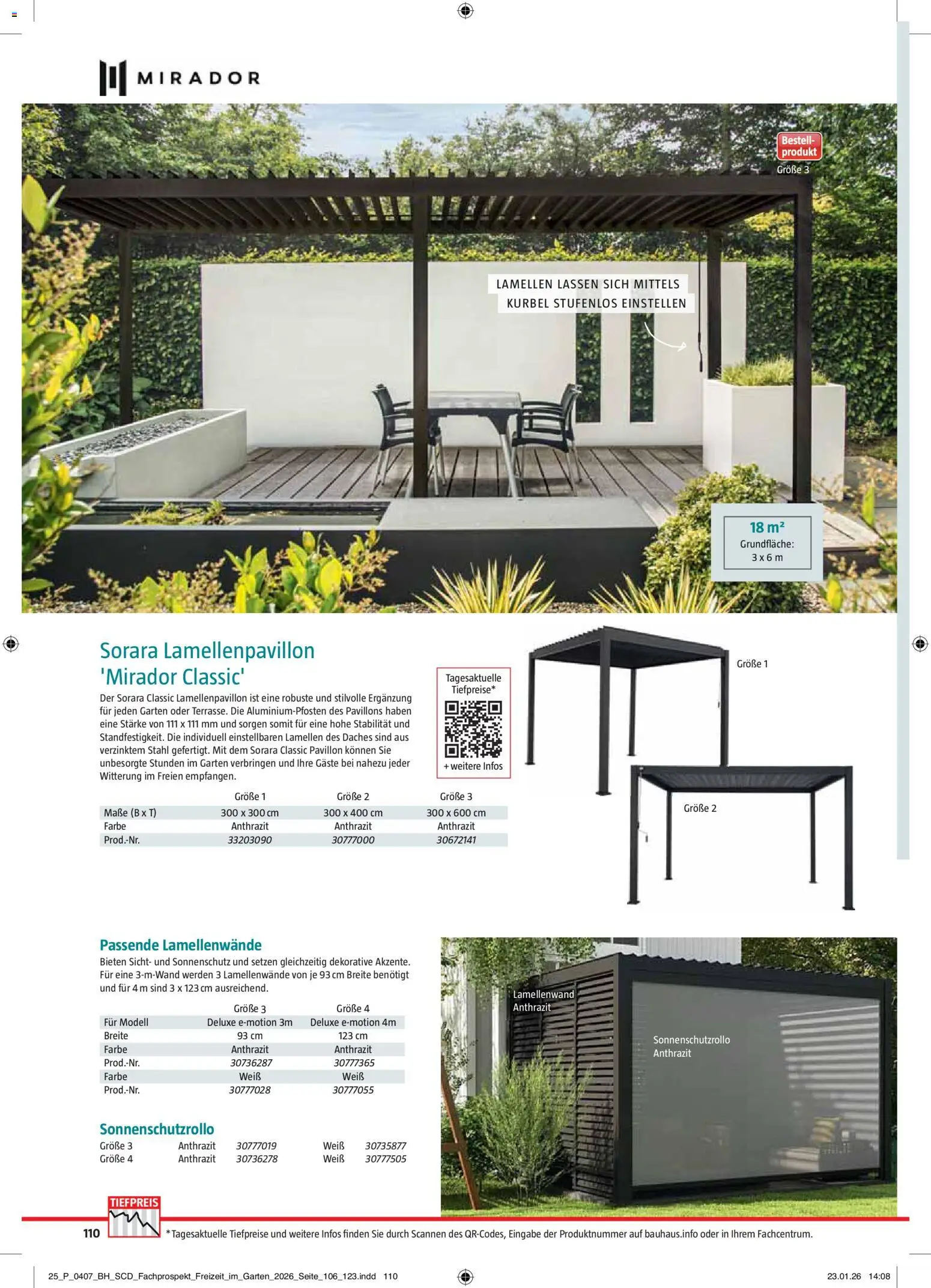 Bauhaus Freizeit im Garten gültig ab 01.05.2026 | Seite: 110