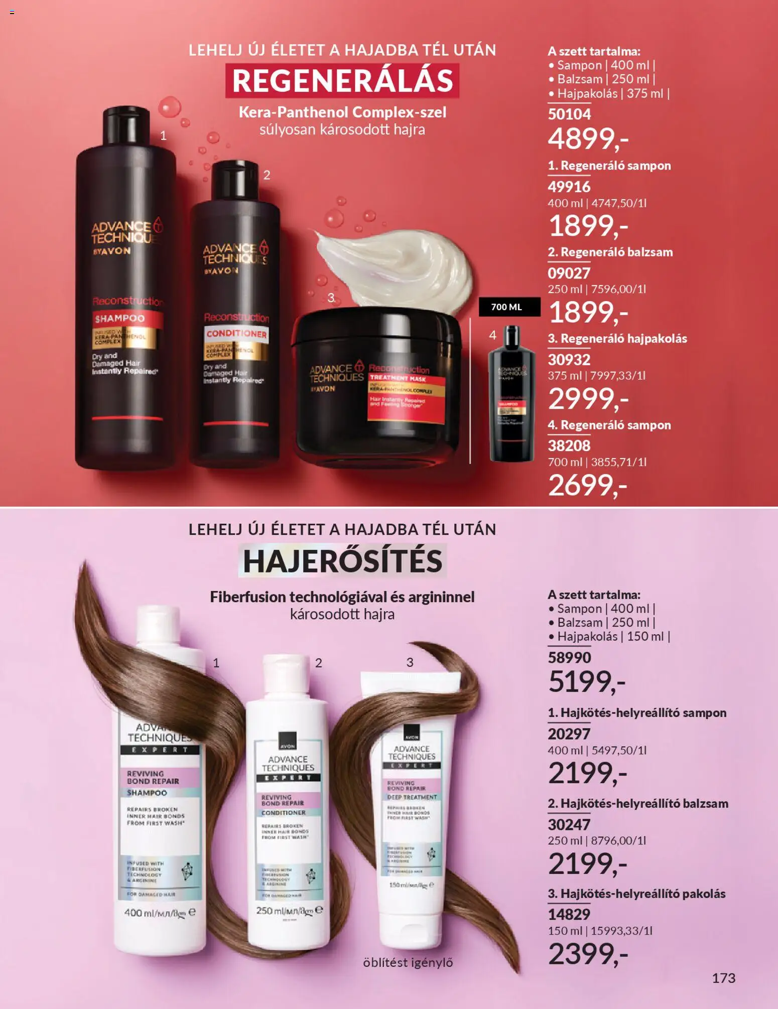Avon akciós ujság - amely érvényes a következő dátumtól: 01.03.2026 | Oldal: 197 | Termékek: Hajpakolás, Sampon