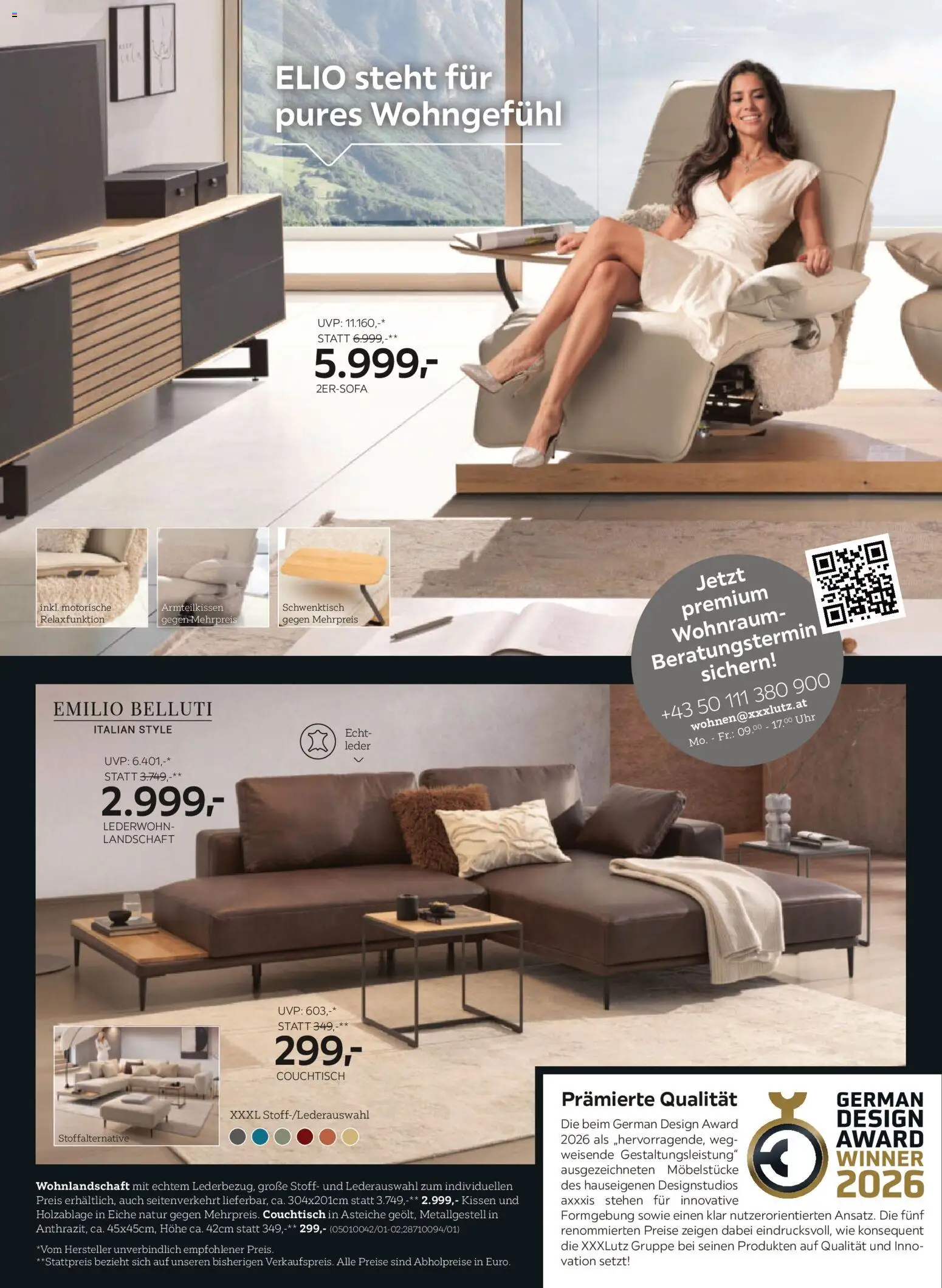 XXXLutz Ambiente Marken - Innovationen gültig ab 03.03.2026 | Seite: 4 | Produkte: Uhr, Kissen, Couchtisch