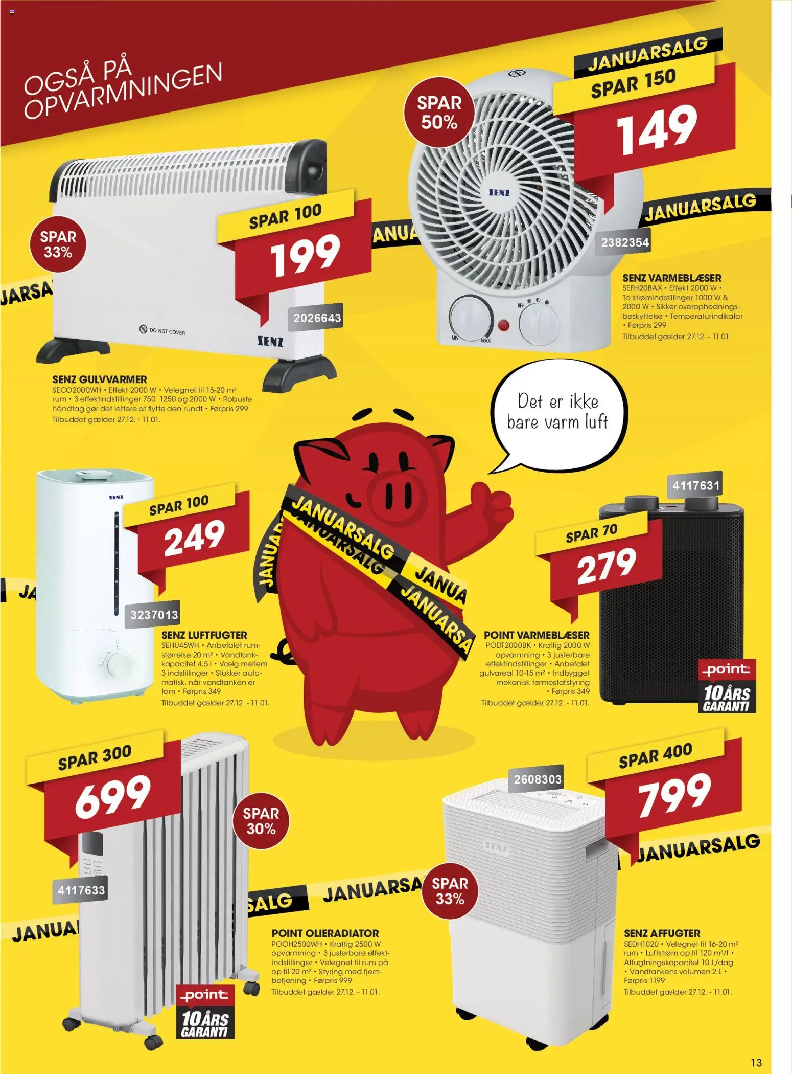 Punkt1 tilbudsavis – gyldig fra 27.12.2025 | Side: 13