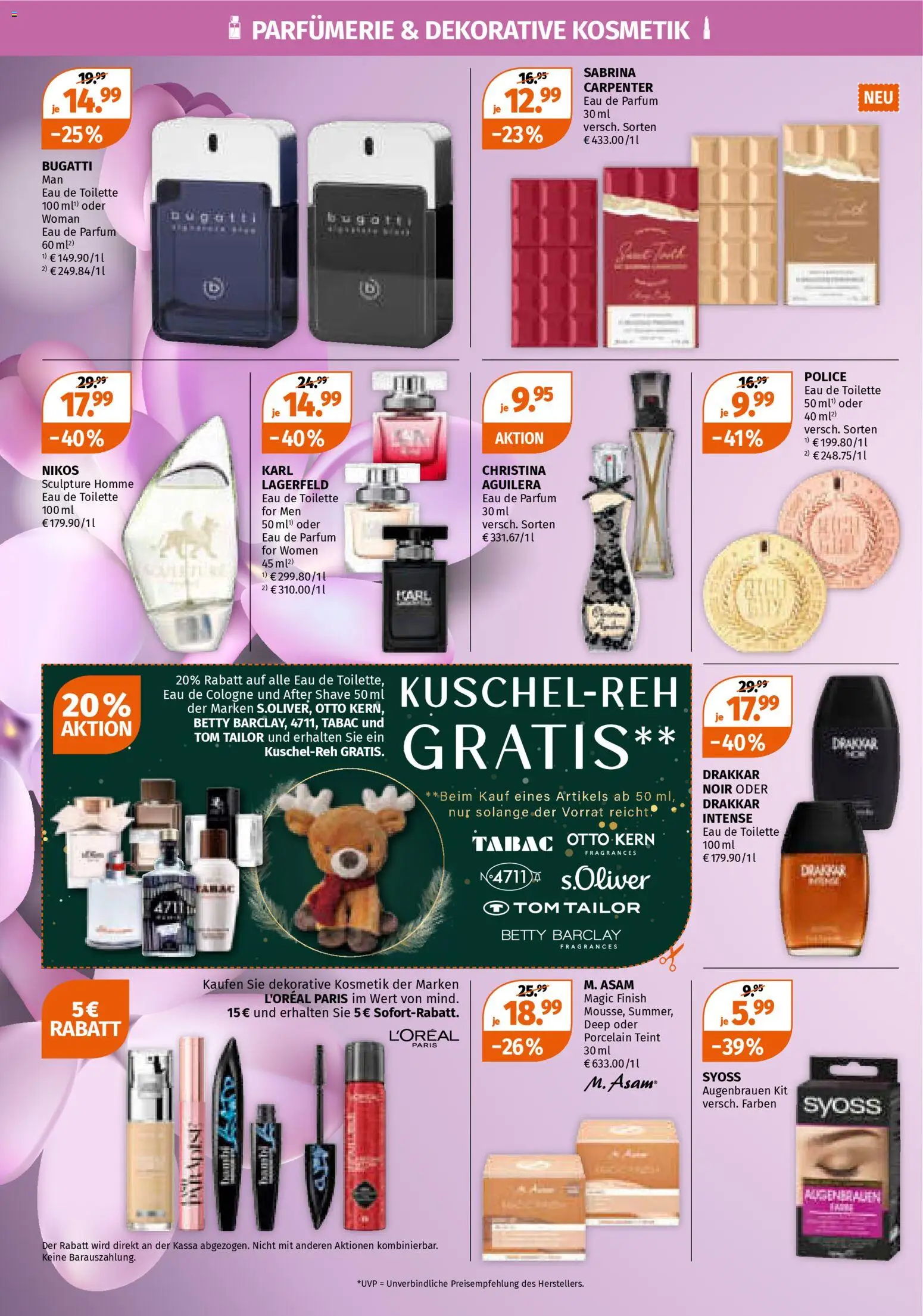 Müller Flugblatt gültig ab 10.11.2025 | Seite: 2 | Produkte: Toilette, Parfüm, Eau de Toilette