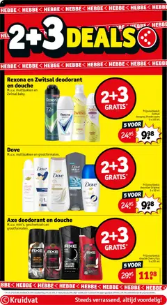 Rexona en Zwitsal deodorant en douche, M.u.v. multipakken en Zwitsal baby. - Voorbeeld van een folder van Kruidvat, geldig van 25.11.2025 | Pagina: 17
