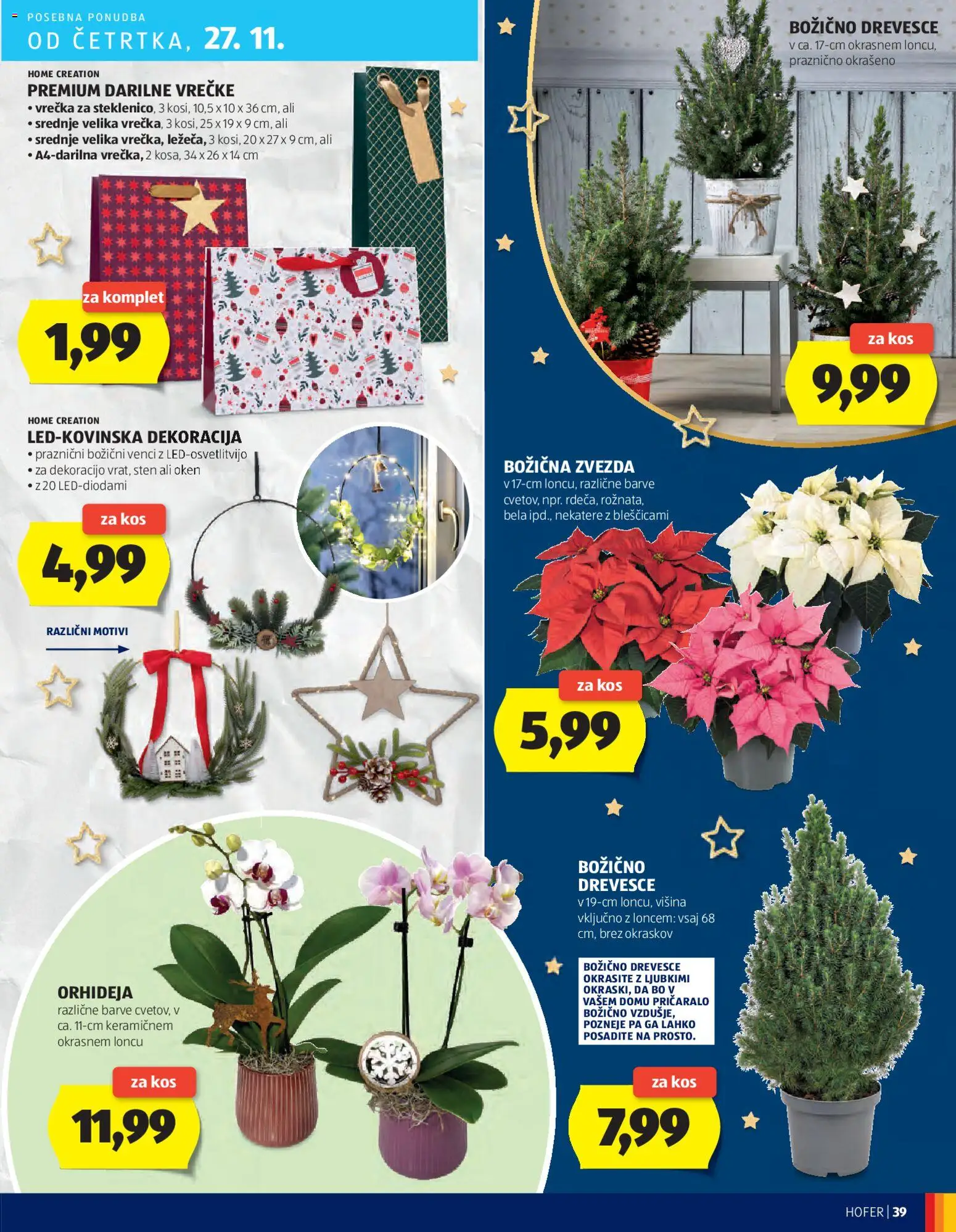 Novi Hofer katalog ponudbe – veljaven od 20.11.2025 | Stran: 39 | Izdelki: Kos