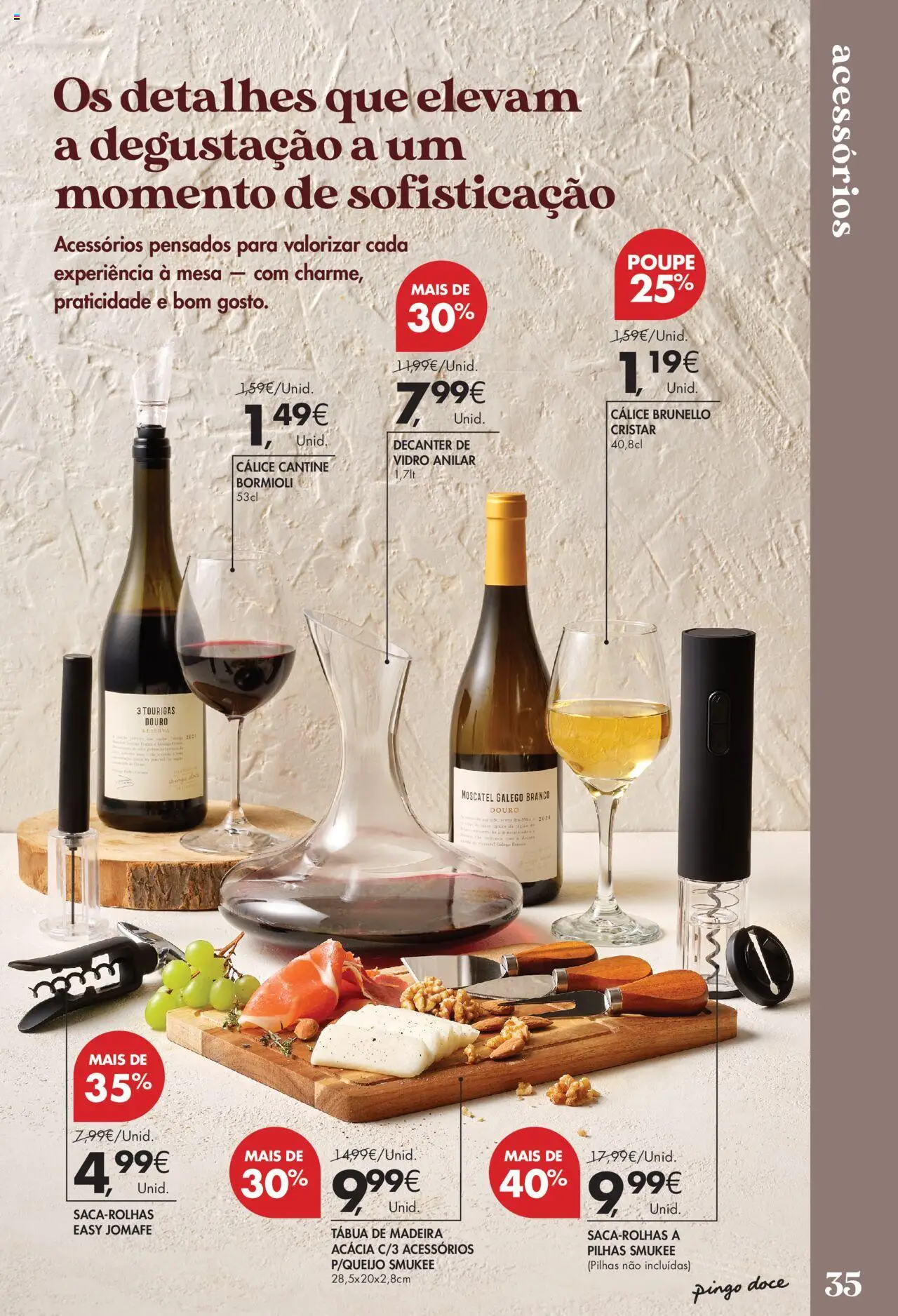 Pingo Doce - Vinhos e Sabores de Portugal Grandes │ válido de 09.09.2025 | Página: 35 | Produtos: Tábua, Pilhas, Mesa