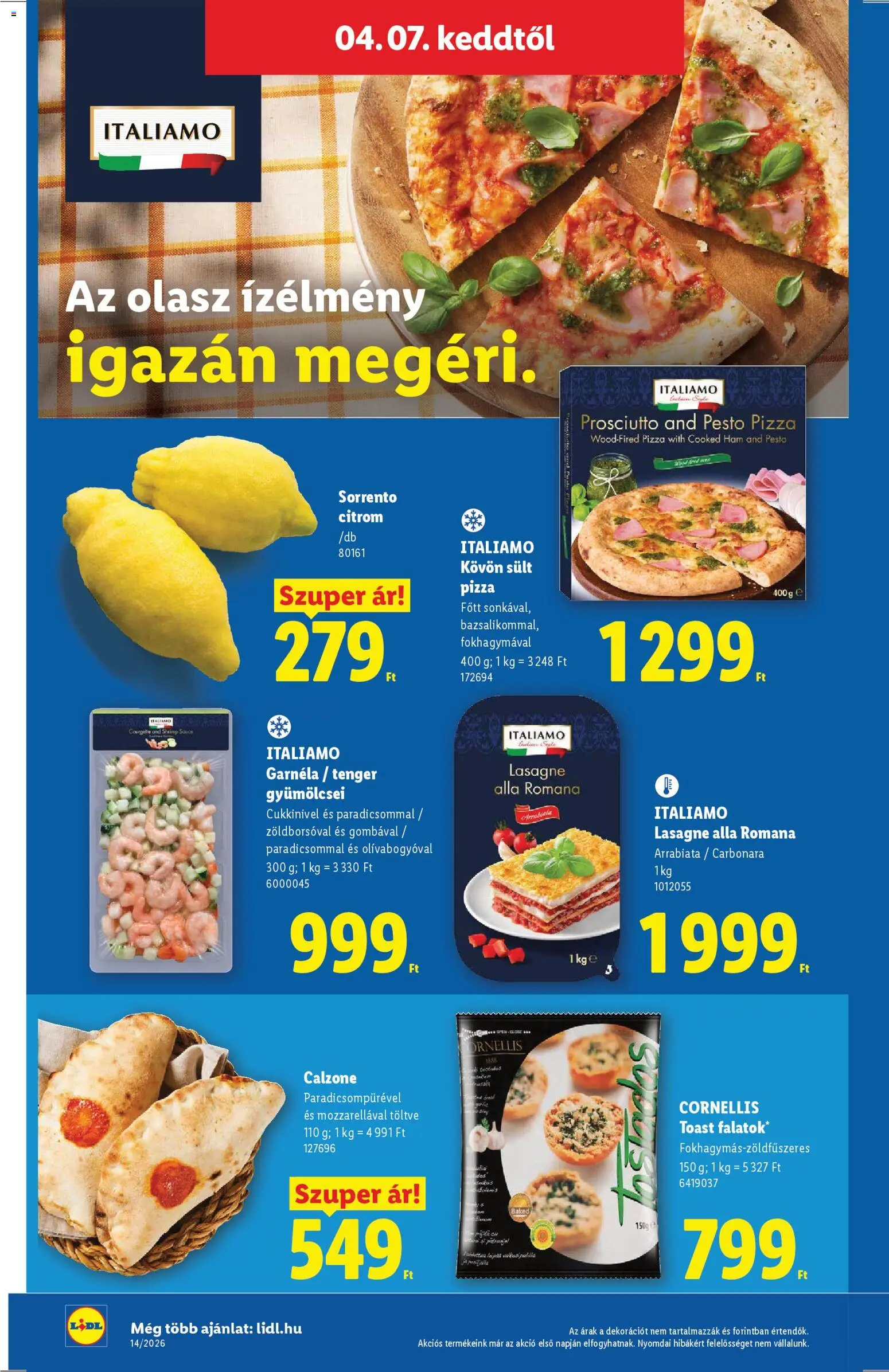 Lidl akciós ujság - amely érvényes a következő dátumtól: 01.04.2026 | Oldal: 44