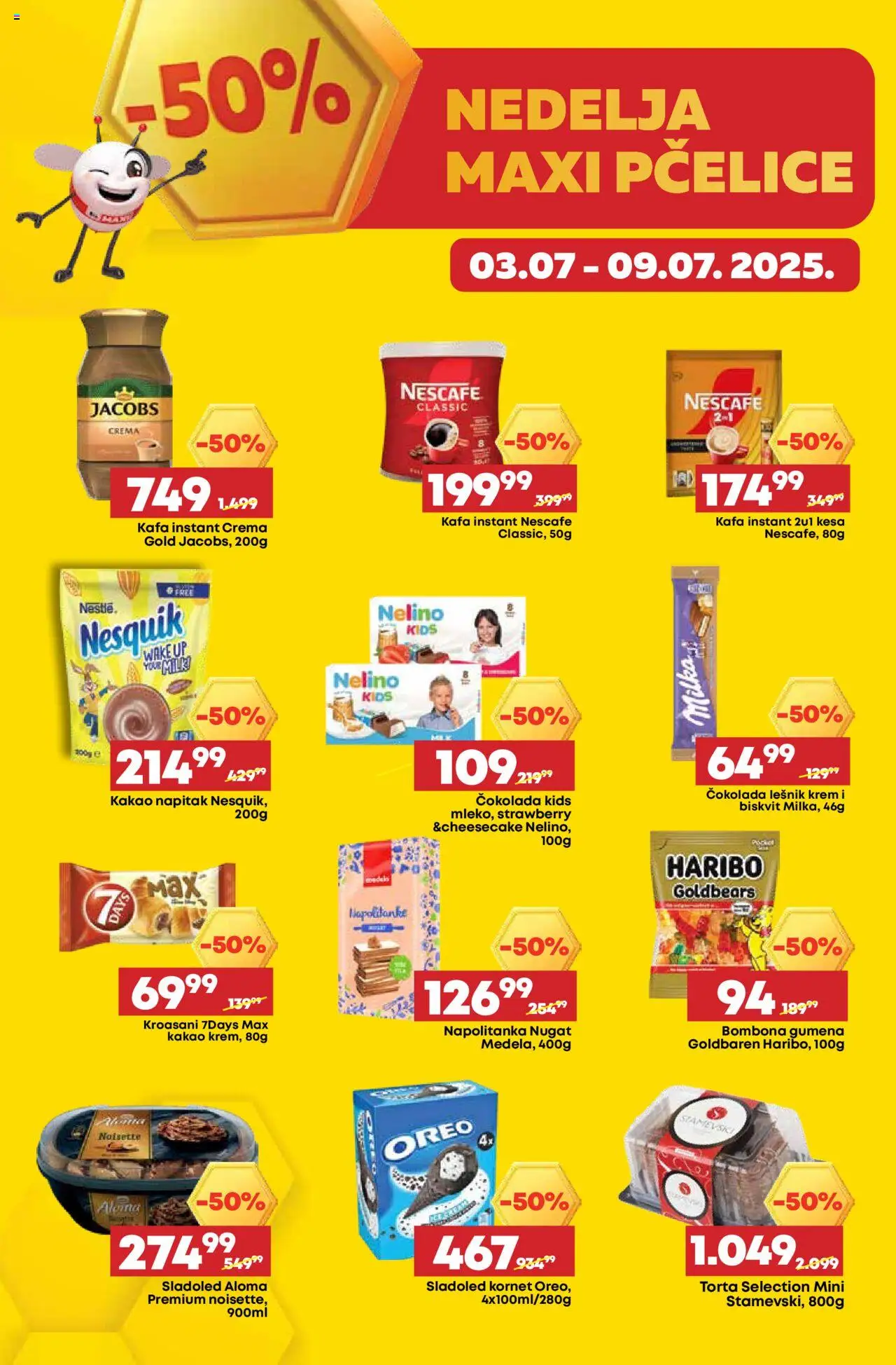 Maxi katalog - važi od 03.07.2025 | Strana: 4 | Proizvode: Oreo, Lešnik, Haribo, Kafa