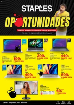Pré-visualização Staples folheto válido de 29.09.2025