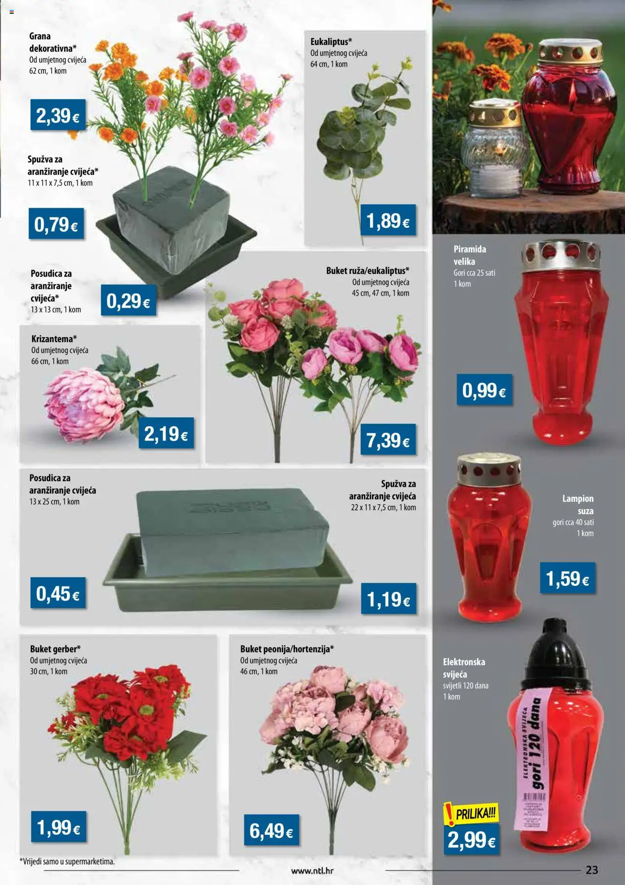 NTL katalog | vrijedi od 08.10.2025 | Stranica: 23 | Proizvodi: Spužva, Lampion