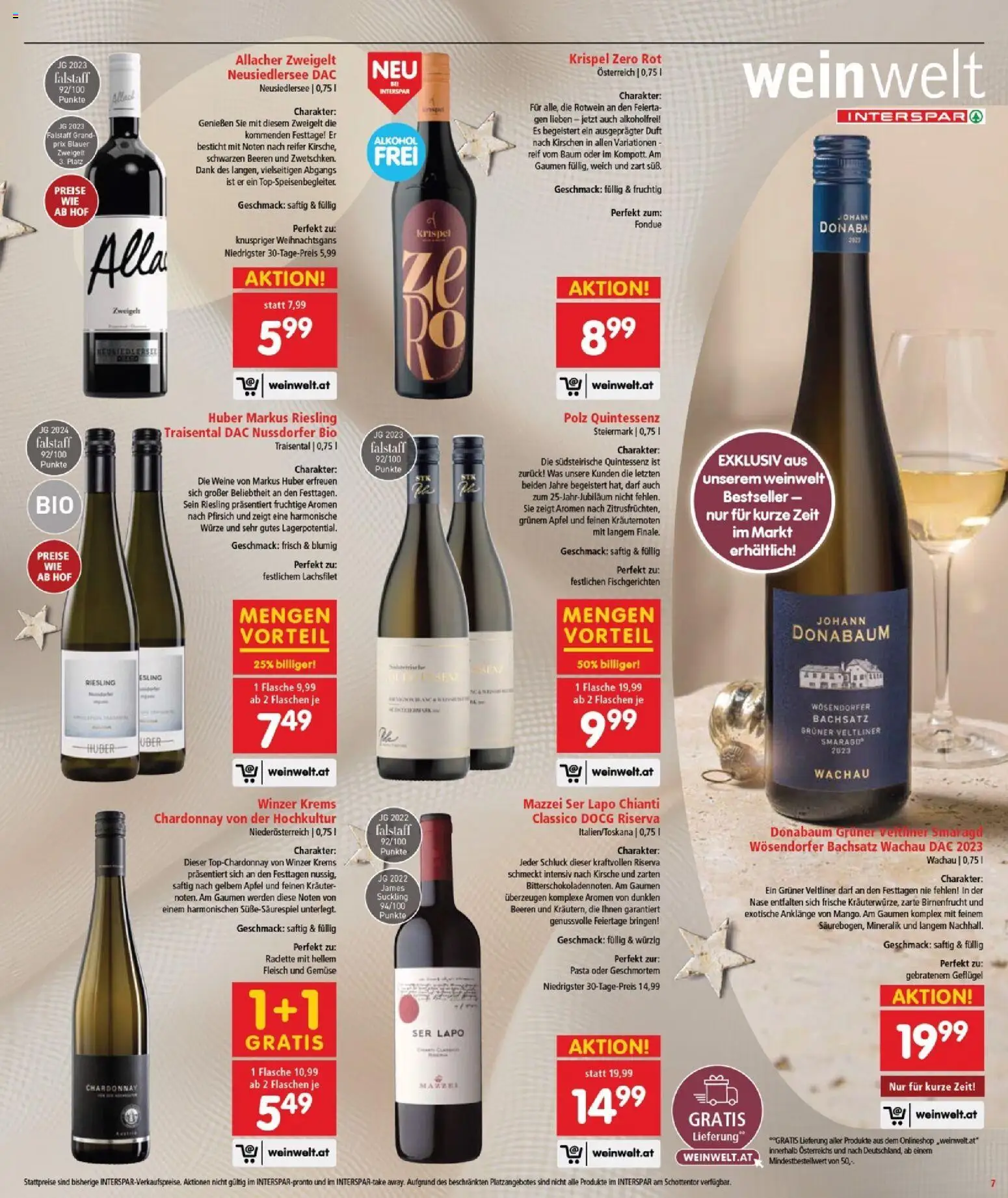 Interspar Flugblatt - Burgenland gültig ab 11.12.2025 | Seite: 8 | Produkte: Pasta, Pfirsich, Duft, Äpfel