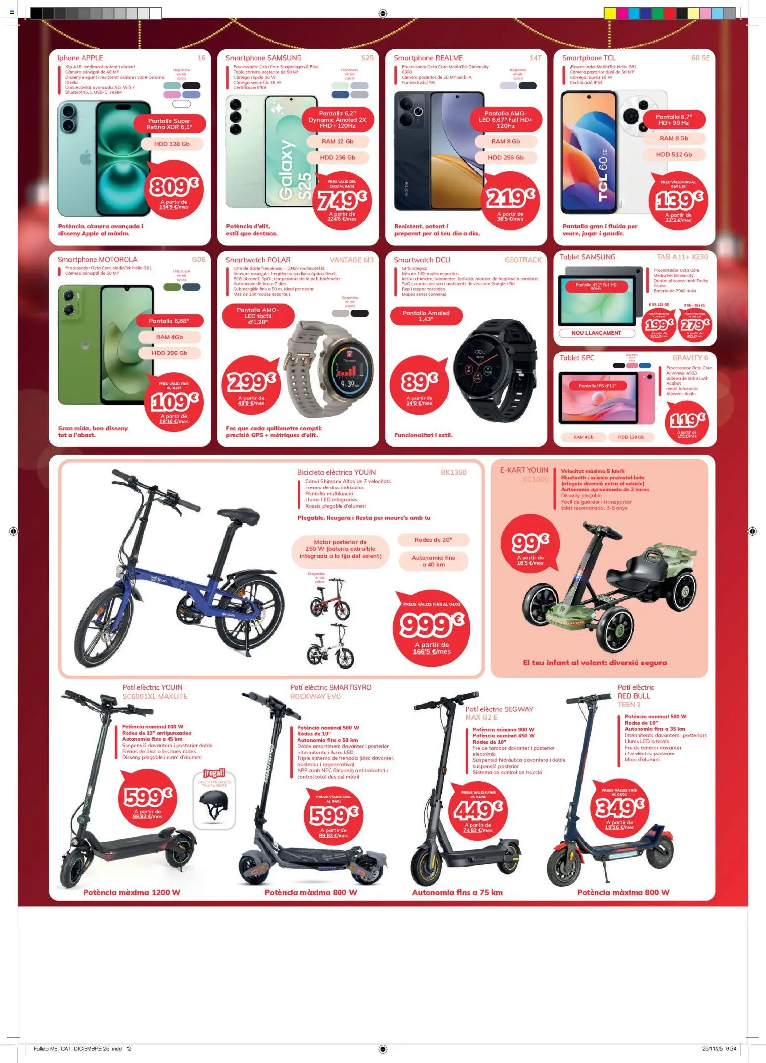 Mi Electro folleto Catalan │ válido desde el 01.12.2025 | Página: 12 | Productos: Tablet, Apple, Monitor, Batería