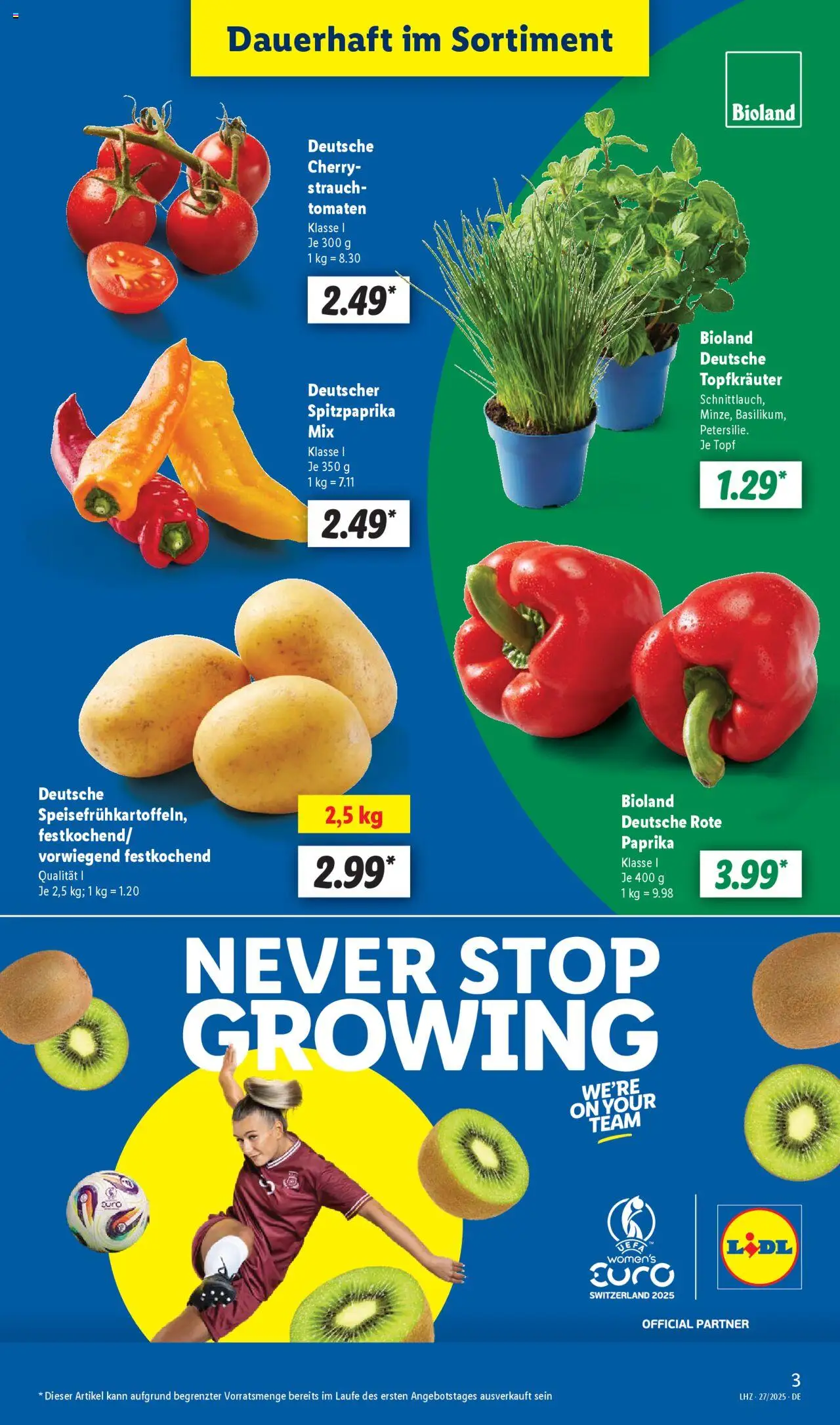 Lidl Prospekt 	 - gültig ab dem 30.06.2025 | Seite: 3