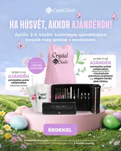 Crystal Nails Húsvéti ajándékzápor - amely érvényes a következő dátumtól: 02.04.2026