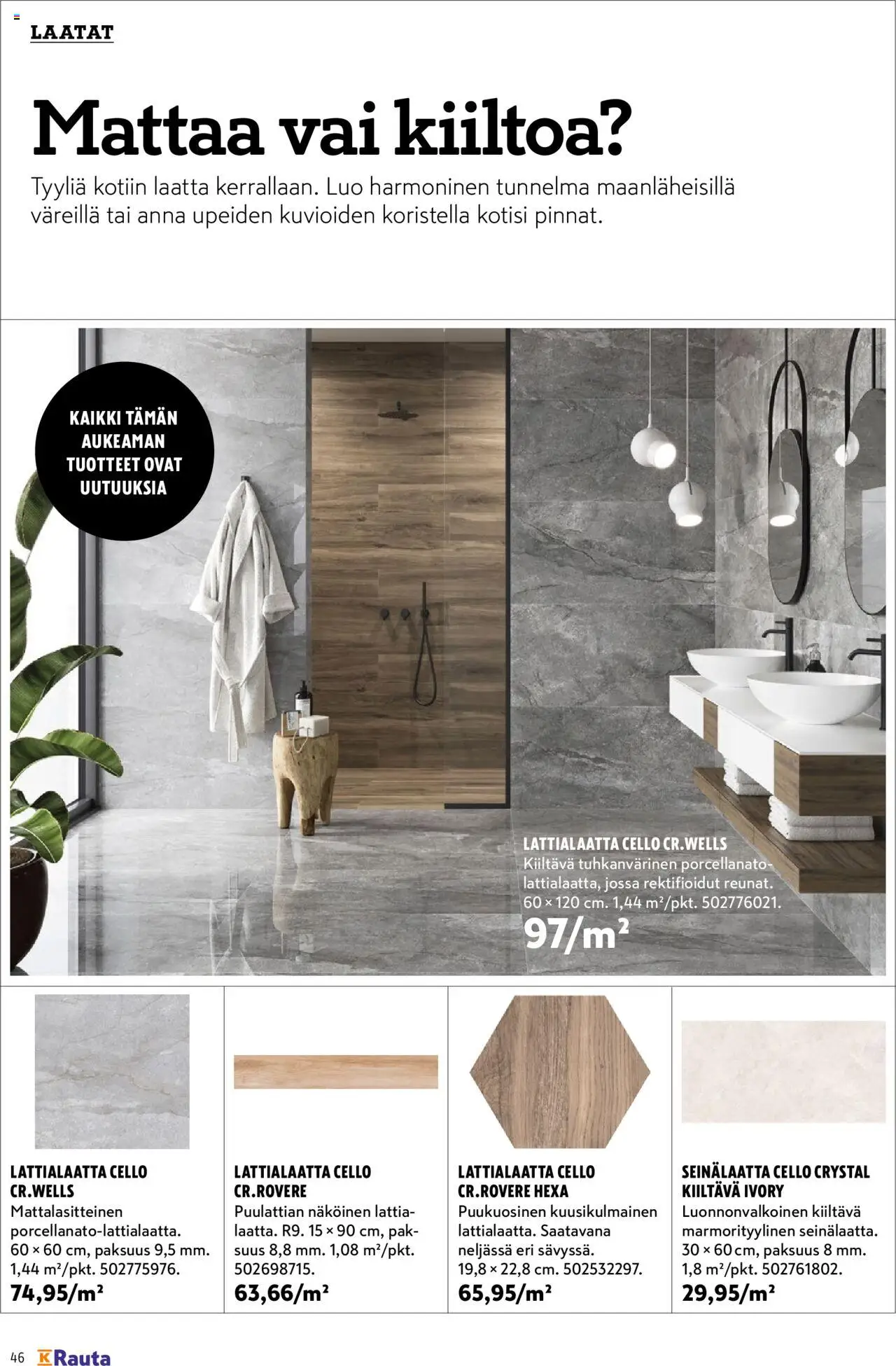 K-Rauta tarjoukset - Remppa-lehteä – voimassa 01.09.2025 alkaen | Sivu: 46