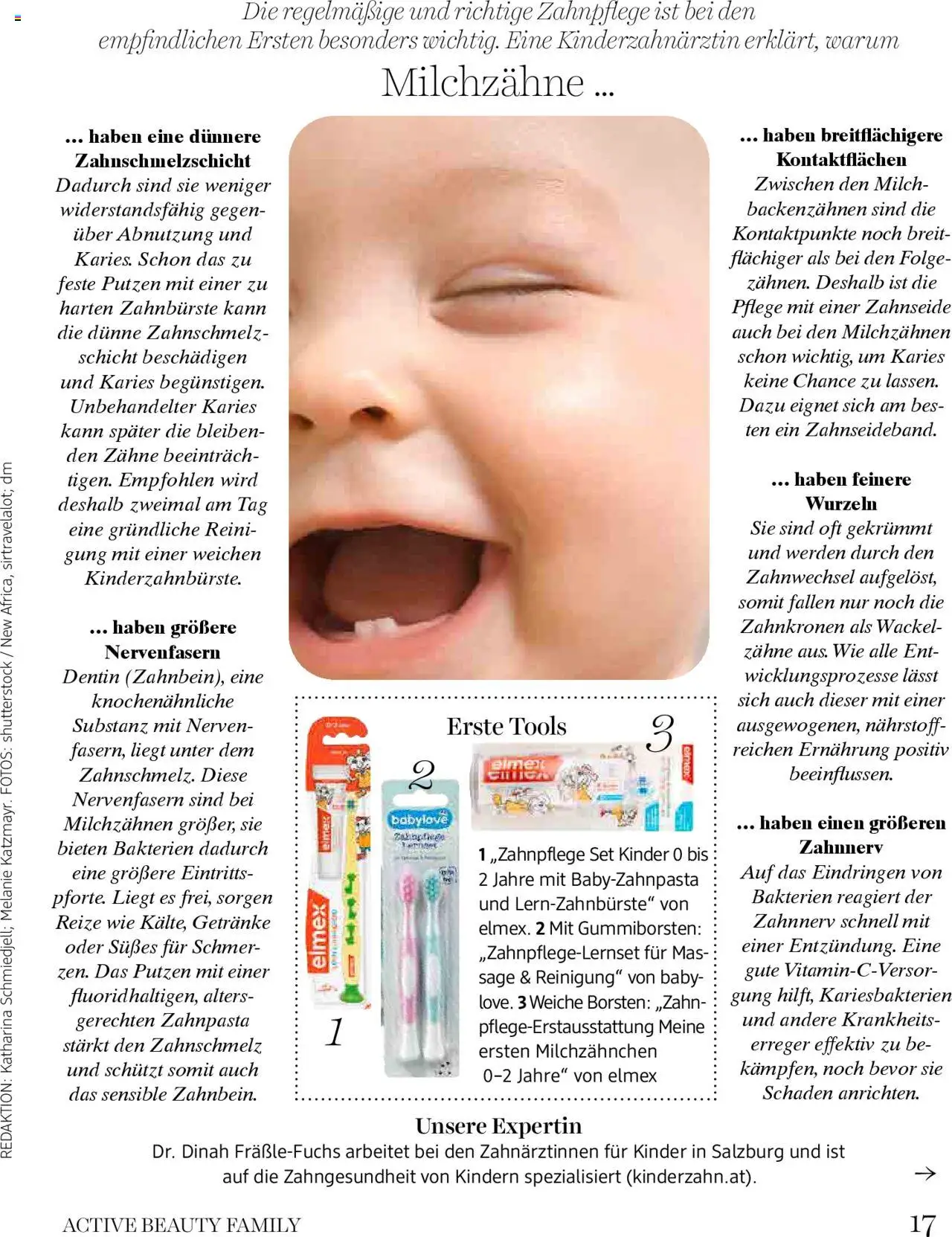 dm drogerie markt Active Beauty Family  gültig ab 03.06.2025 | Seite: 17 | Produkte: Milch, Zahnpasta, Zahnbürste