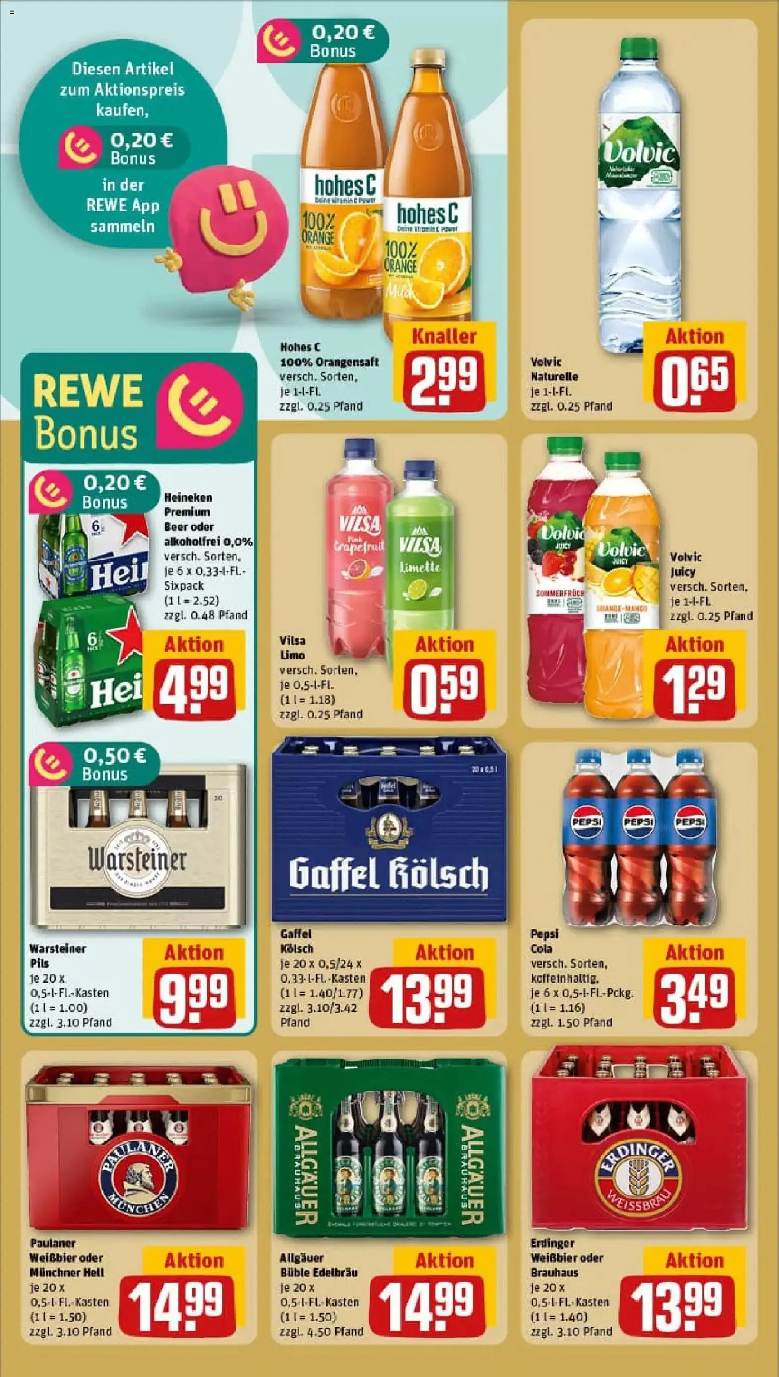 Rewe prospekt Kreuztal / Krombach	 – gültig ab 10.11.2025 | Seite: 18 | Produkte: Erdinger, Pepsi, Hohes c, Paulaner