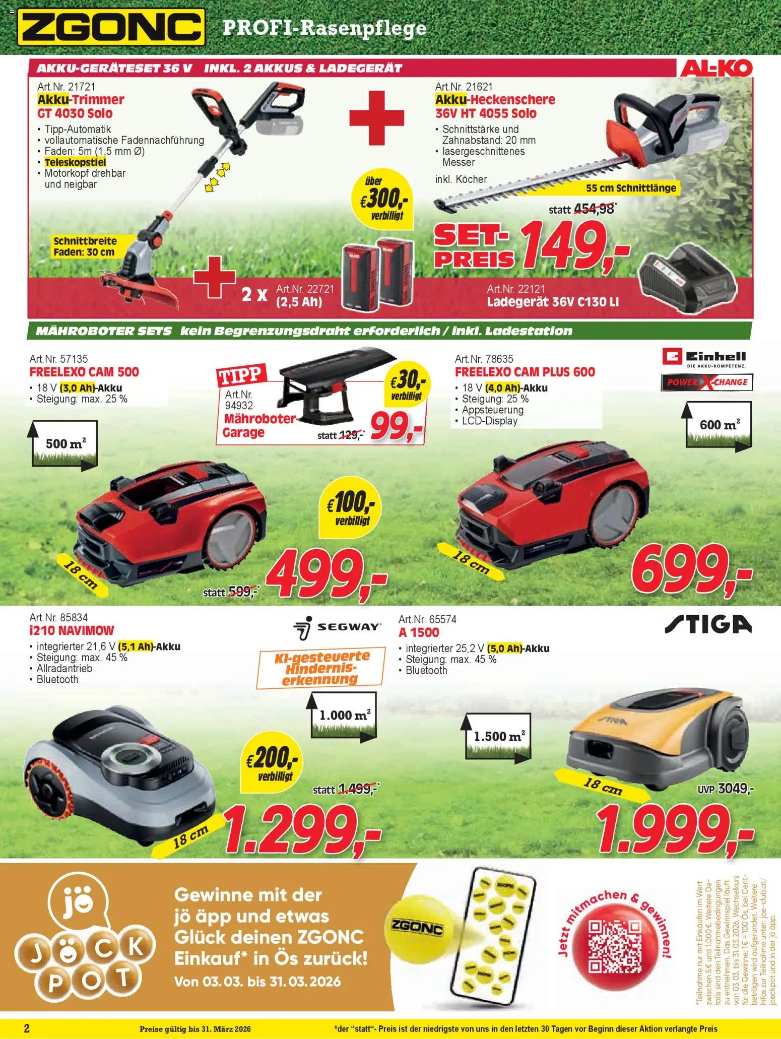 Zgonc Flugblatt März II 2026 gültig ab 01.02.2026 | Seite: 2 | Produkte: Koffer, Tasche