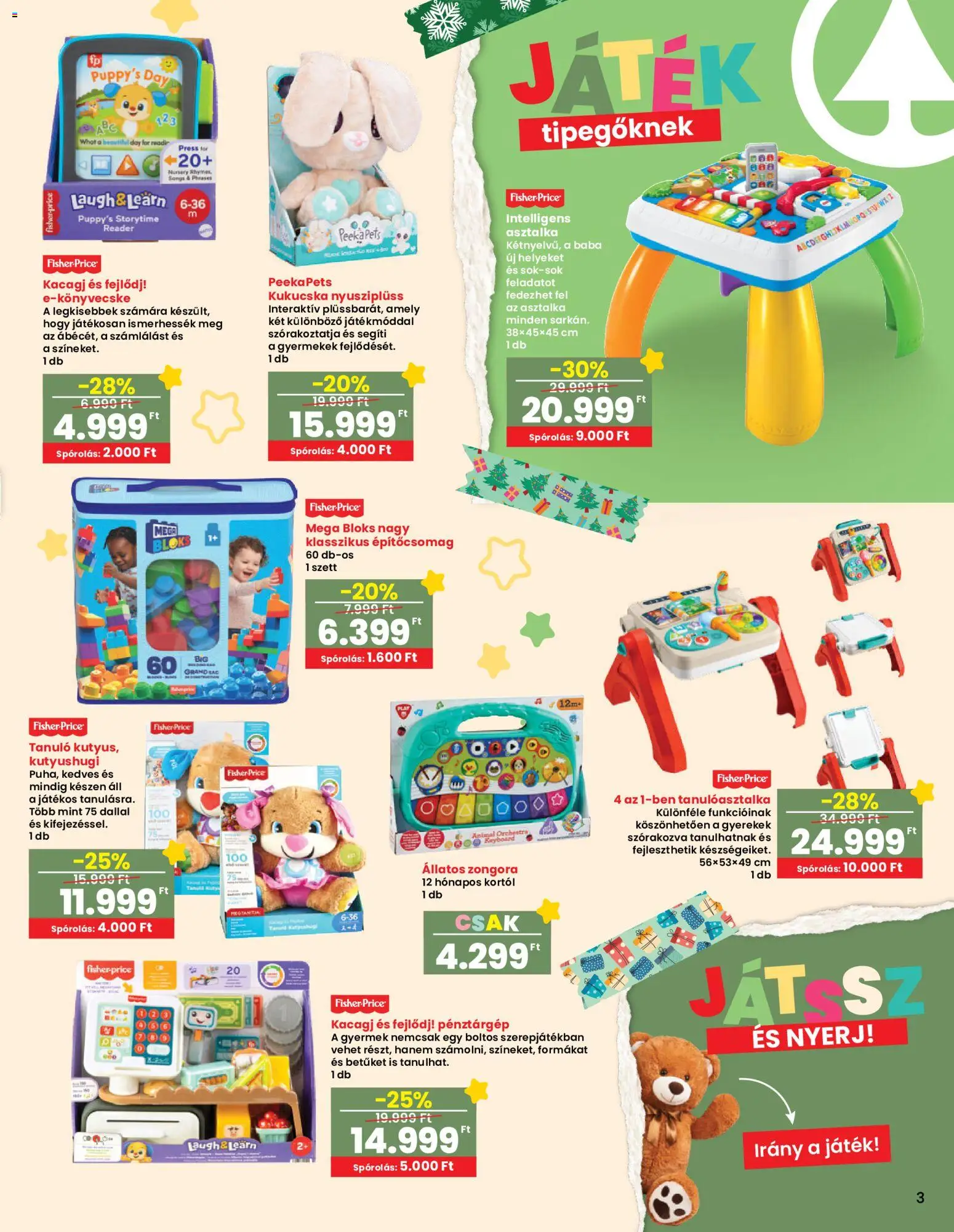 Interspar akciós ujság - amely érvényes a következő dátumtól: 13.11.2025 | Oldal: 3 | Termékek: Játék