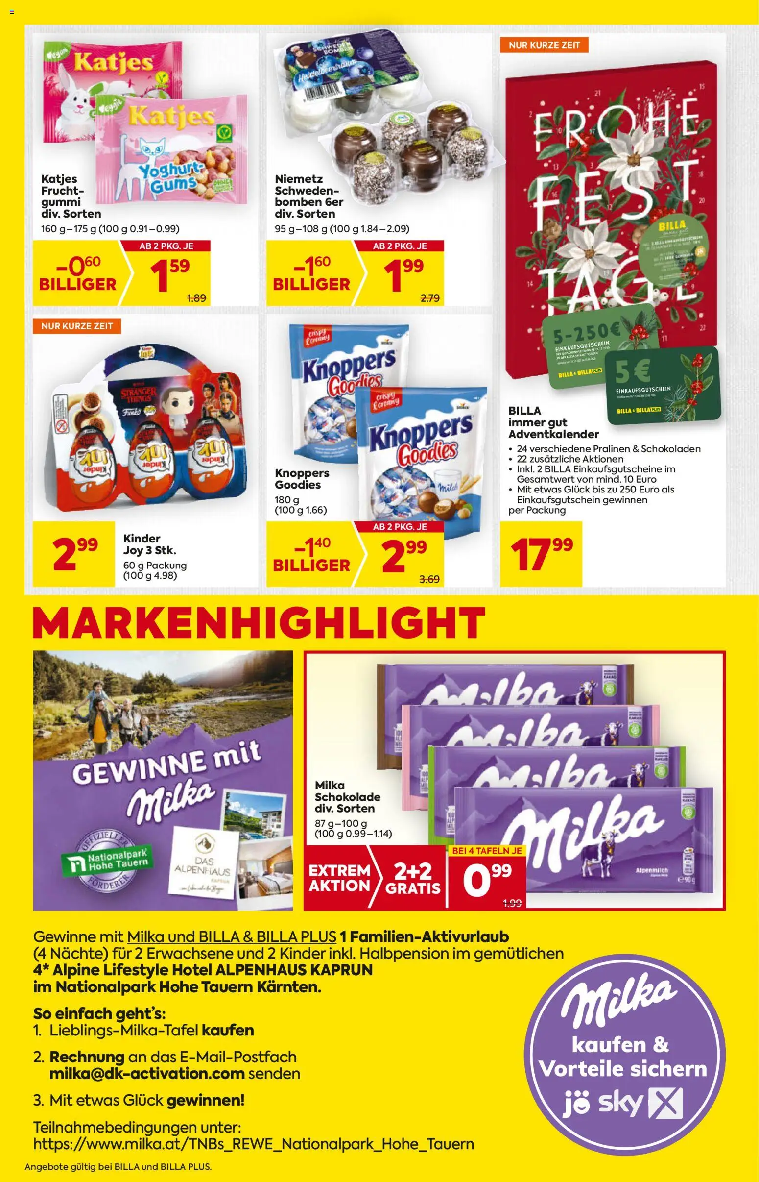 Billa Flugblatt - Oberösterreich gültig ab 30.10.2025 | Seite: 18 | Produkte: Schokolade