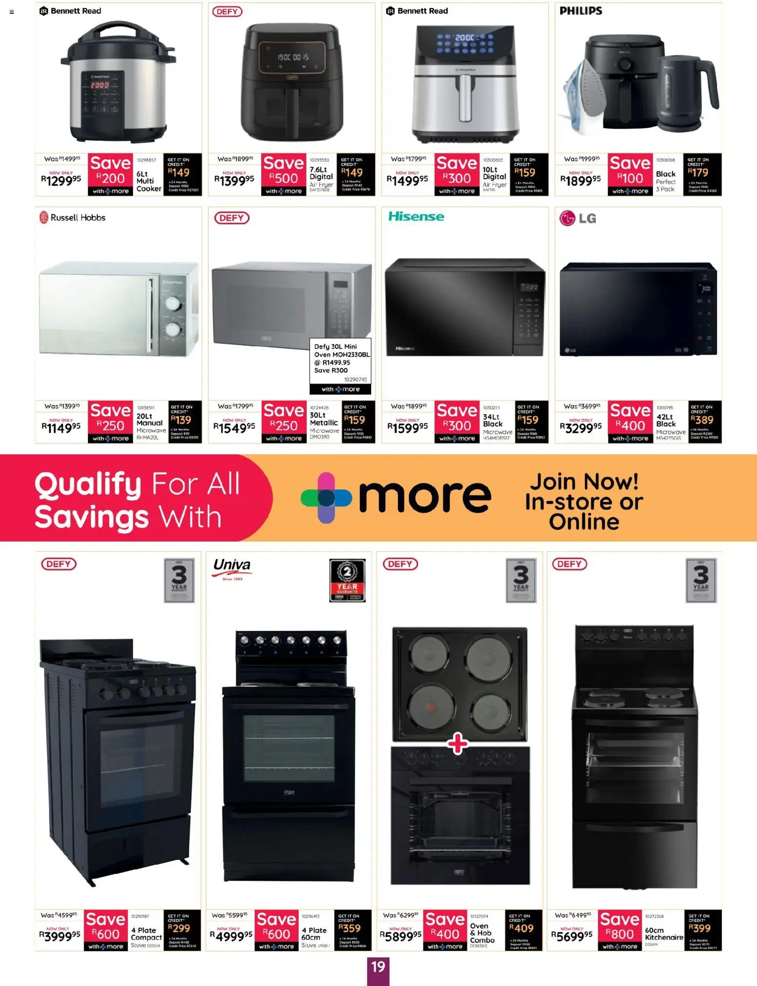 New Bradlows catalogue – valid from 19.03.2026 | Page: 19 | Products: Hob, Stove, Plate, Air fryer