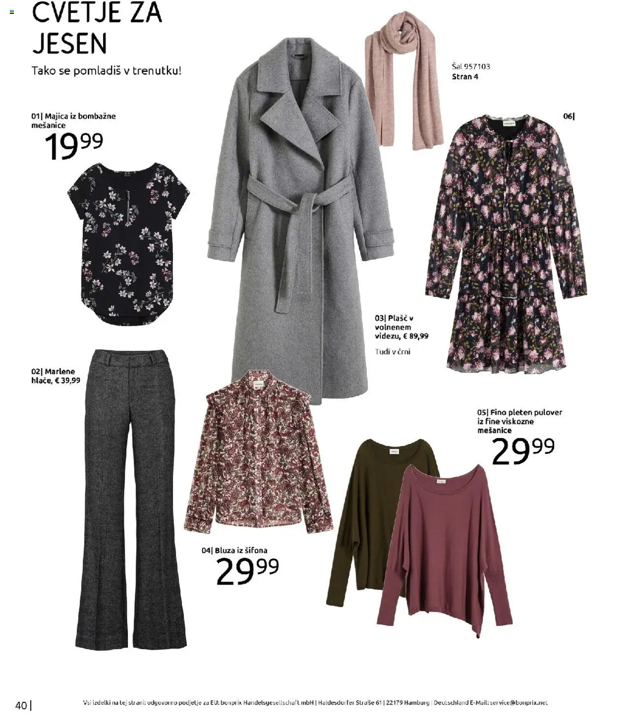 Bonprix katalog │ velja od 01.09.2025 | Stran: 40 | Izdelki: Cvetje, Majica, Bluza, Pulover