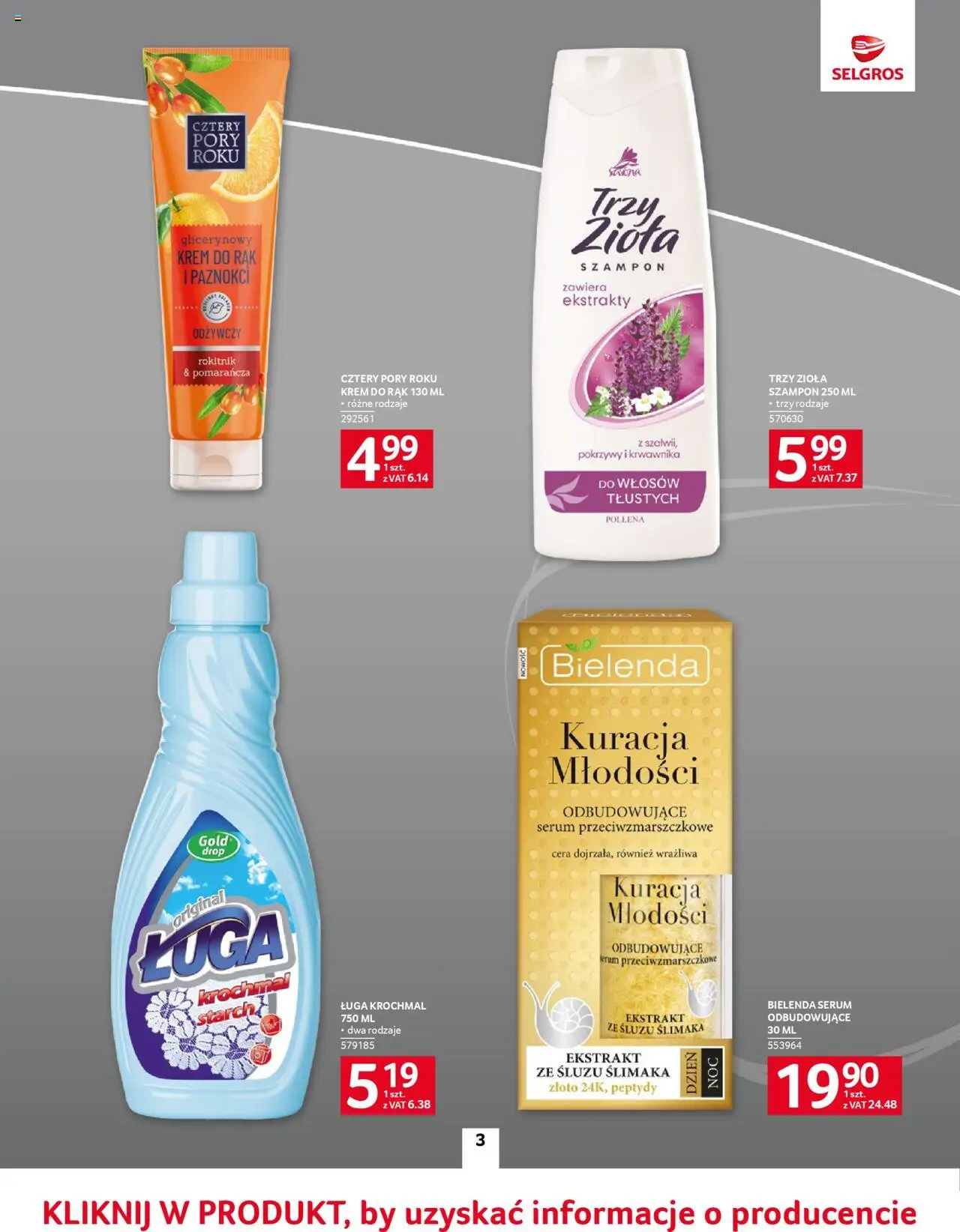 Selgros cash&carry Gazetka od 05.06.2025 | Strona: 43 | Produkty: Szampon, Krem do rąk, Krem, Detergent
