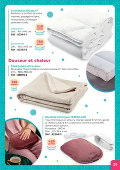 Maximo - Prévisualisation de Maximo - La Boutique Maxicado valide à partir de 01.10.2025 | Page: 25 | Produits: Surmatelas, Enveloppe, Bouillotte