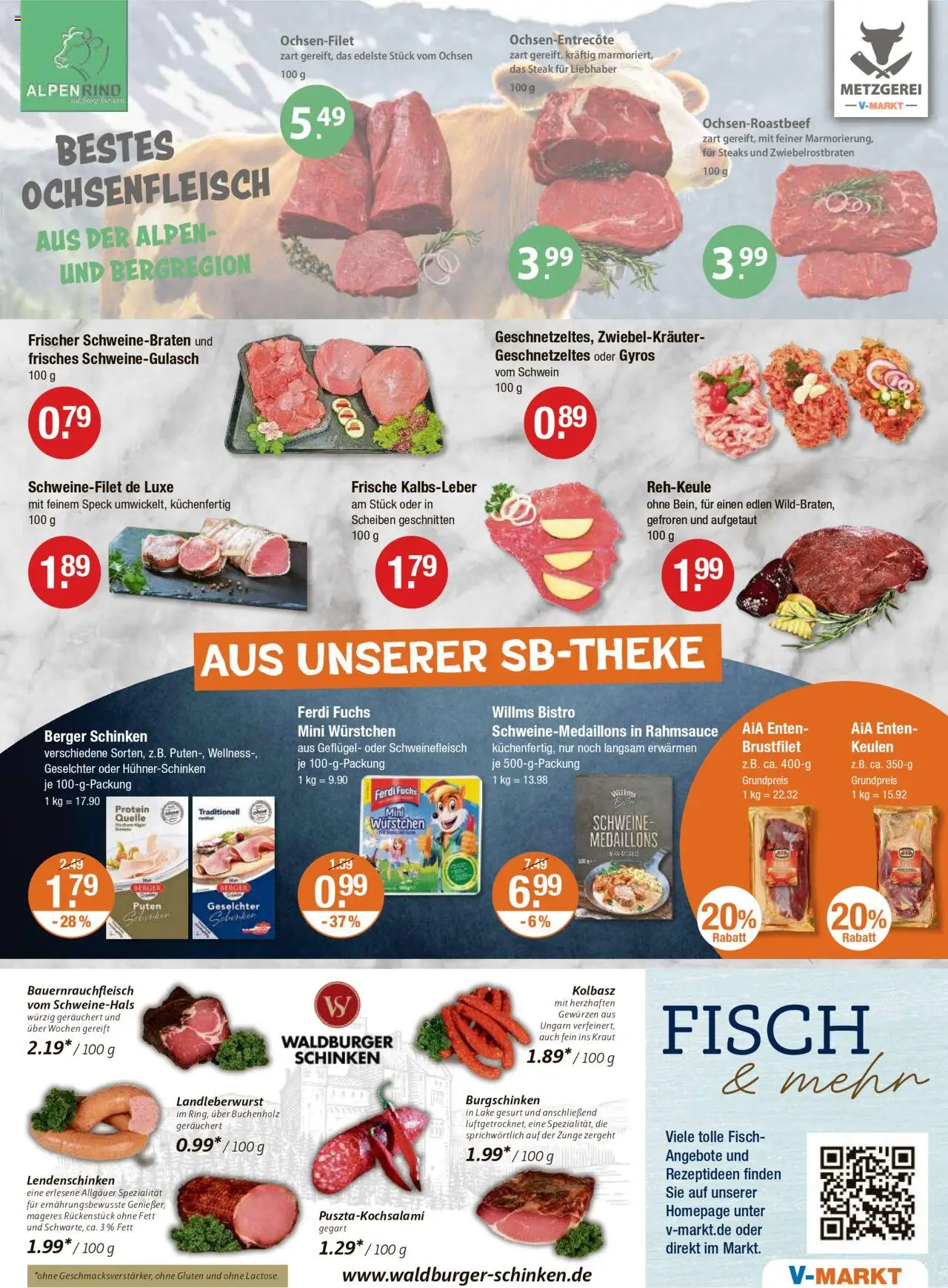 V-Markt - M&#252;nchen – gültig ab 16.10.2025 | Seite: 7 | Produkte: Gyros, Kraut, Schinken, Steak