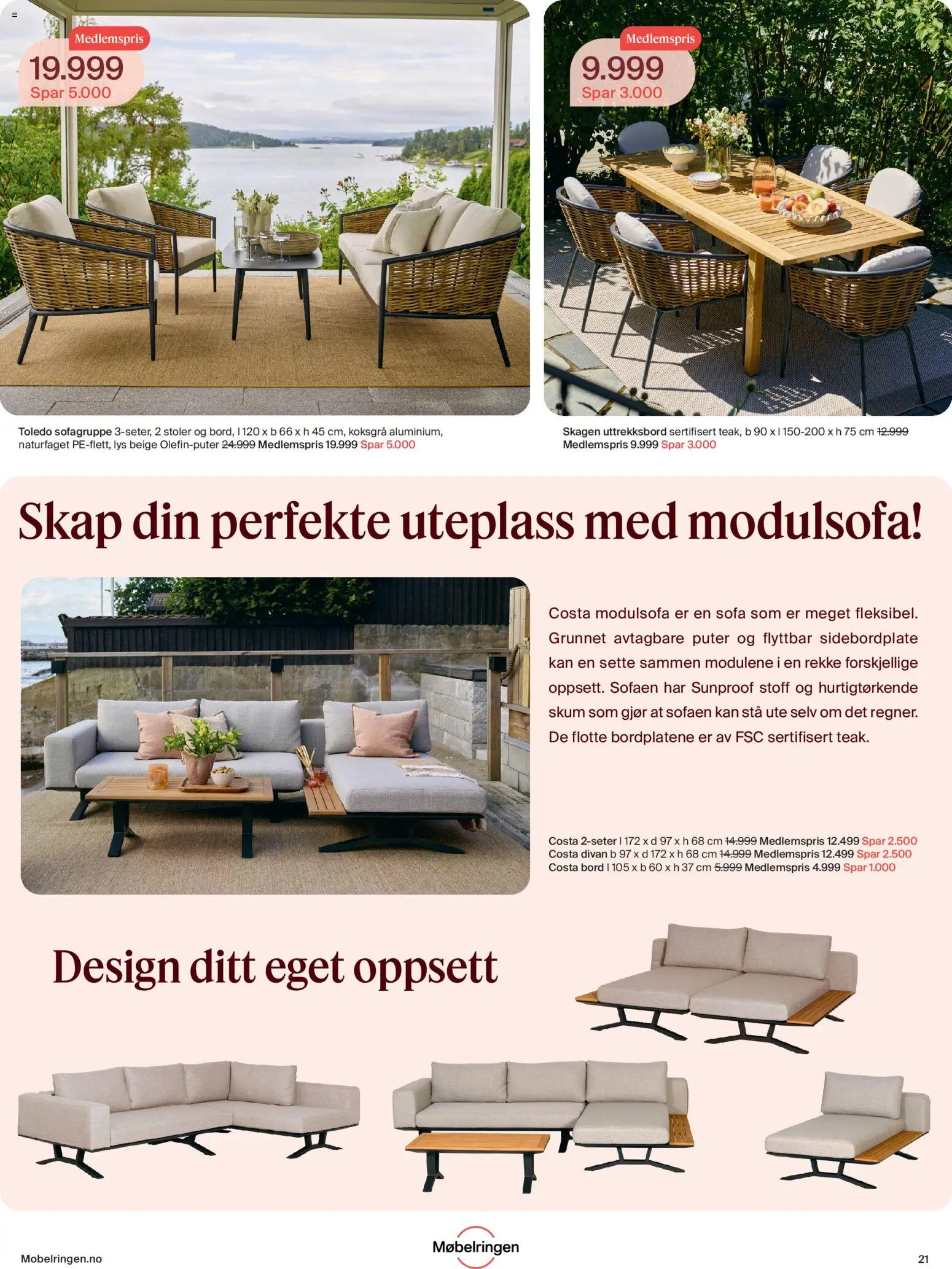 {H1} | Side: 21 | Produkter: Lys, Sofa, Bord