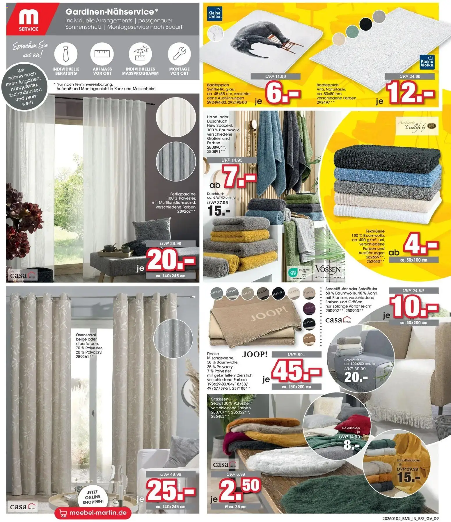 Möbel Martin Sale – gültig ab 02.01.2026 | Seite: 9 | Produkte: Decke, Energy