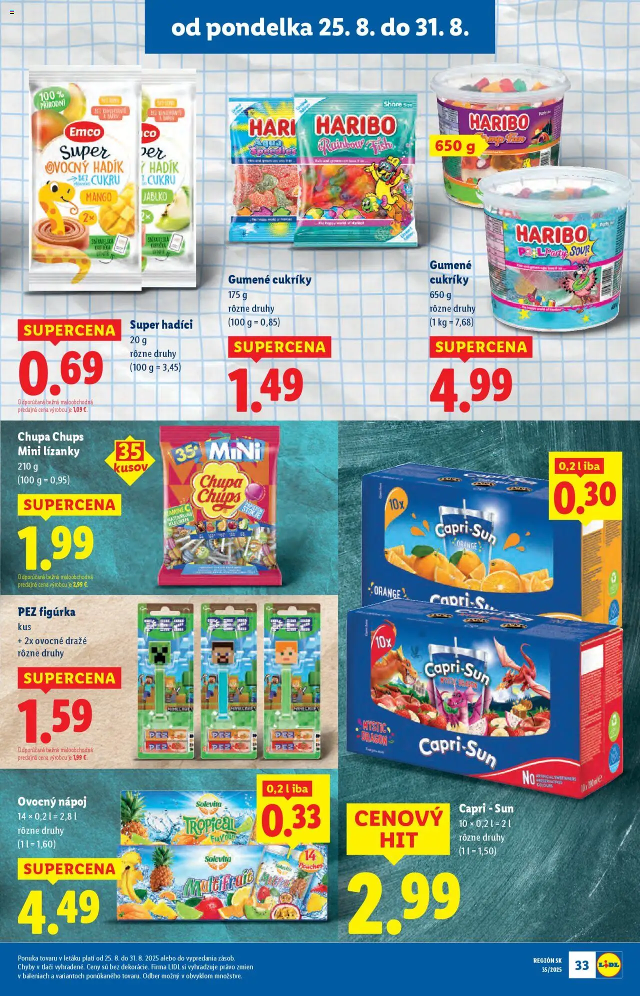 Lidl leták │ platný od 25.08.2025 | Strana: 43 | Produkty: Cukríky, Mango