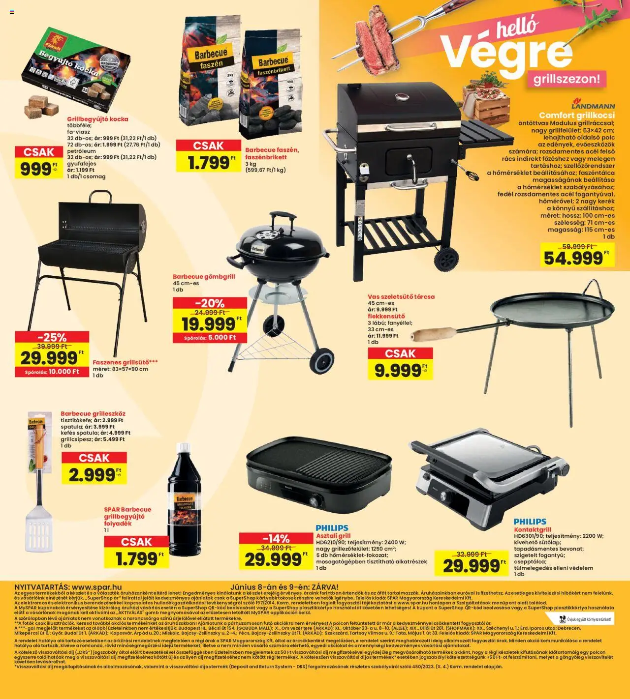 Interspar akciós ujság - amely érvényes a következő dátumtól: 29.05.2025 | Oldal: 11 | Termékek: Grillsütő, Szőlő, Grill, Grillkocsi