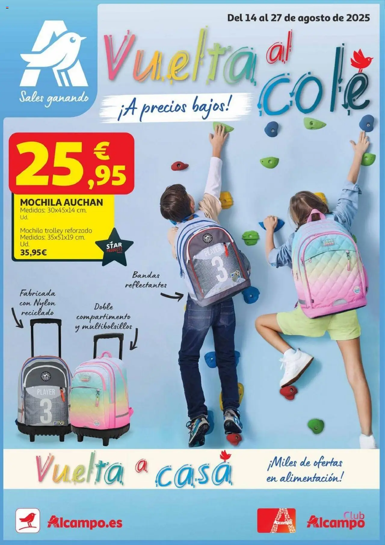 Alcampo - Canarias │ válido desde el 14.08.2025 | Página: 1 | Productos: Mochila