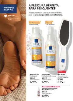 Banho Para Pés Revitalizante, Revitalizing foot bath with mineral salt. │ válido de 01.09.2025 | Página: 174