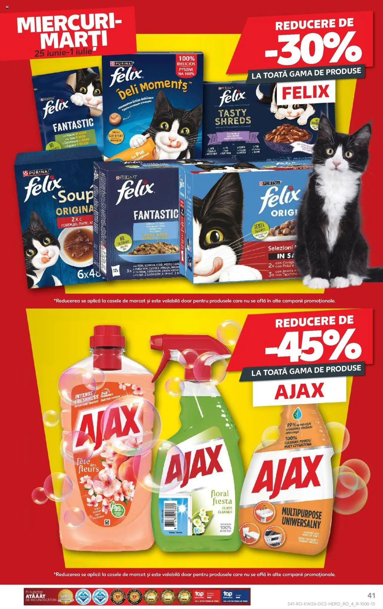 Catalog Kaufland - Bucureşti – valabil de la 25.06.2025 | Pagină: 41 | Produse: Hacıyatmaz Kedi Oyuncağı, Pește