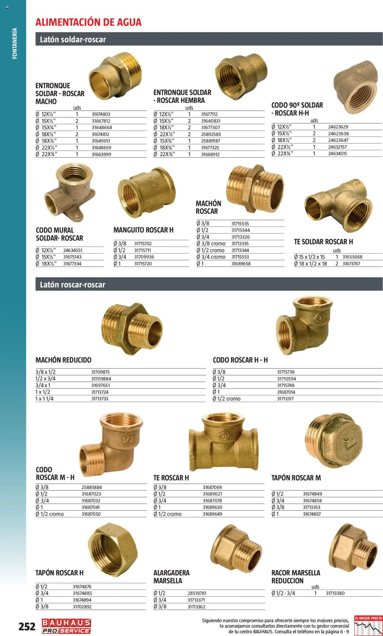 Bauhaus - ProService  │ válido desde el 24.02.2025 | Página: 252 | Productos: Té, Teléfono