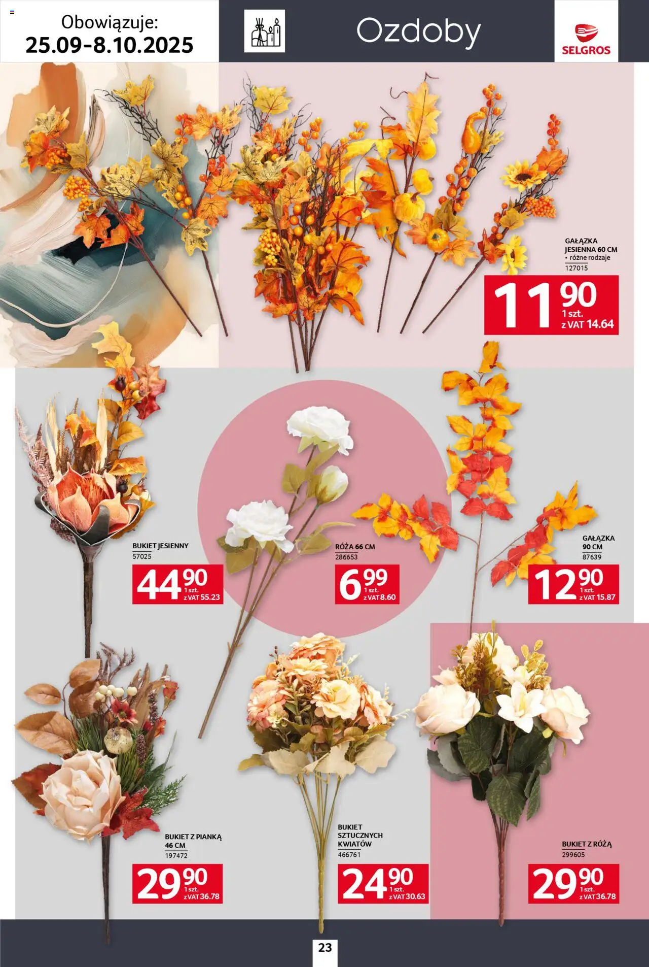 Selgros cash&carry Gazetka - Home&Deco od 25.09.2025 | Strona: 23