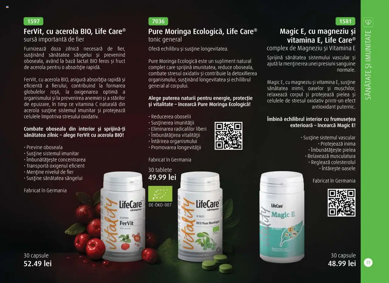 Noul catalog Life Care – valabil de la 01.10.2025 | Pagină: 41 | Produse: Şerit ödül