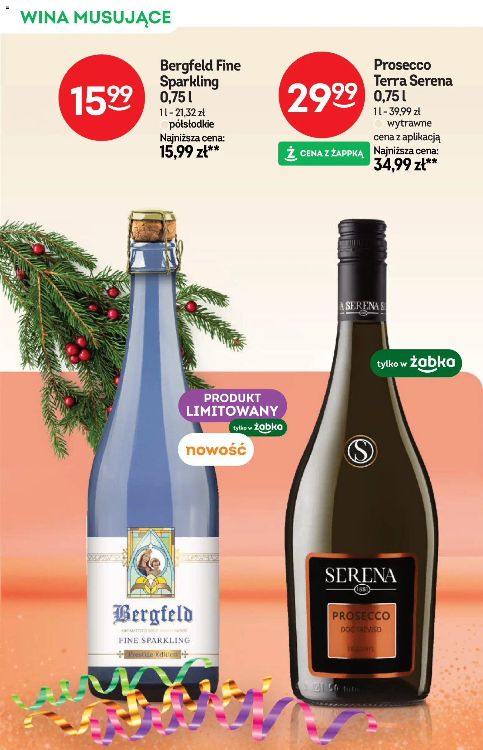 Żabka Gazetka - Katalog win od 10.12.2025 | Strona: 12 | Produkty: Prosecco