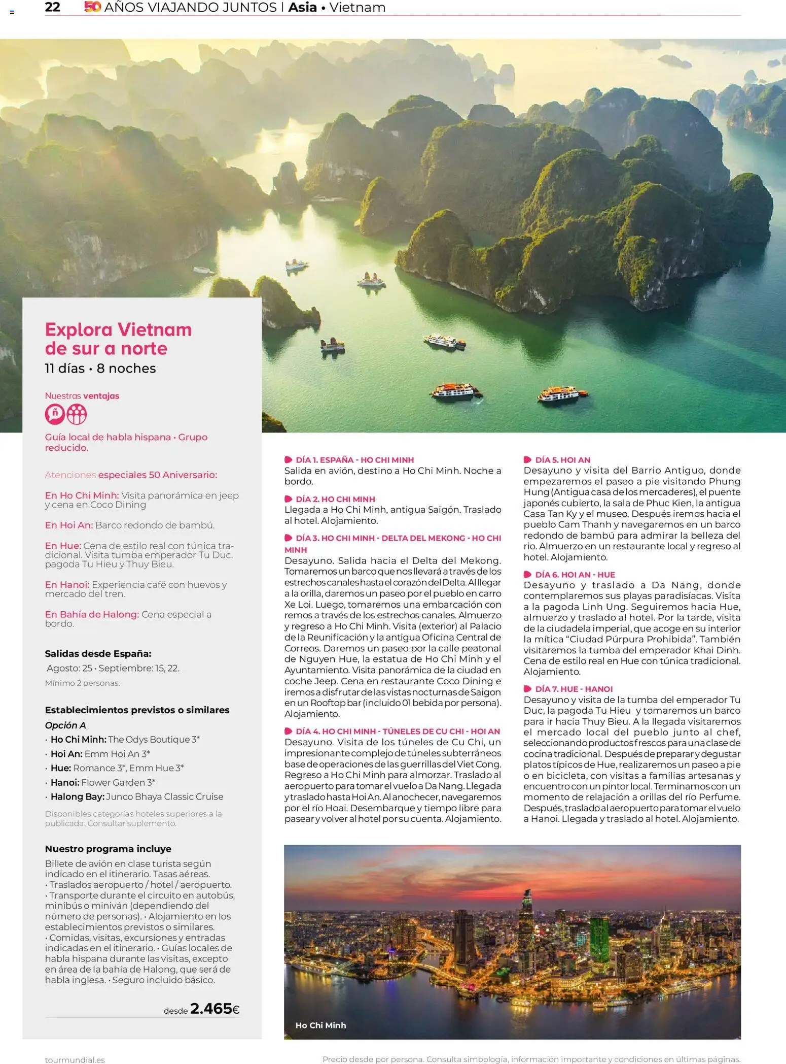 Viajes El Corte Inglés Catálogo 50 aniversario Tourmundial │ válido desde el 29.04.2026 | Página: 22 | Productos: Huevos, Café, Τυρόπιτα, Cocina