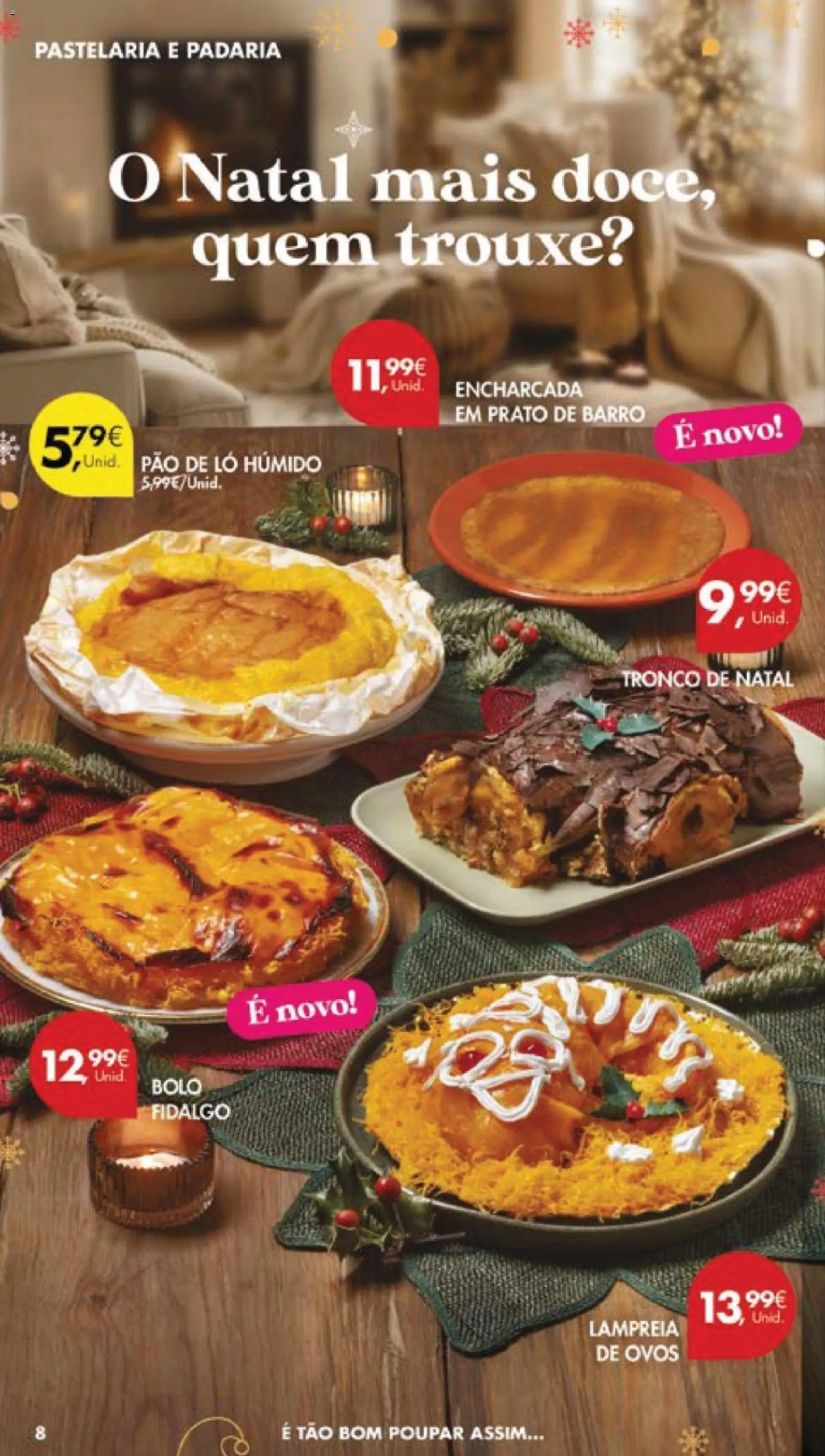 Pingo Doce folheto │ válido de 16.12.2025 | Página: 8 | Produtos: Padaria, Bolo, Ovos, Pão