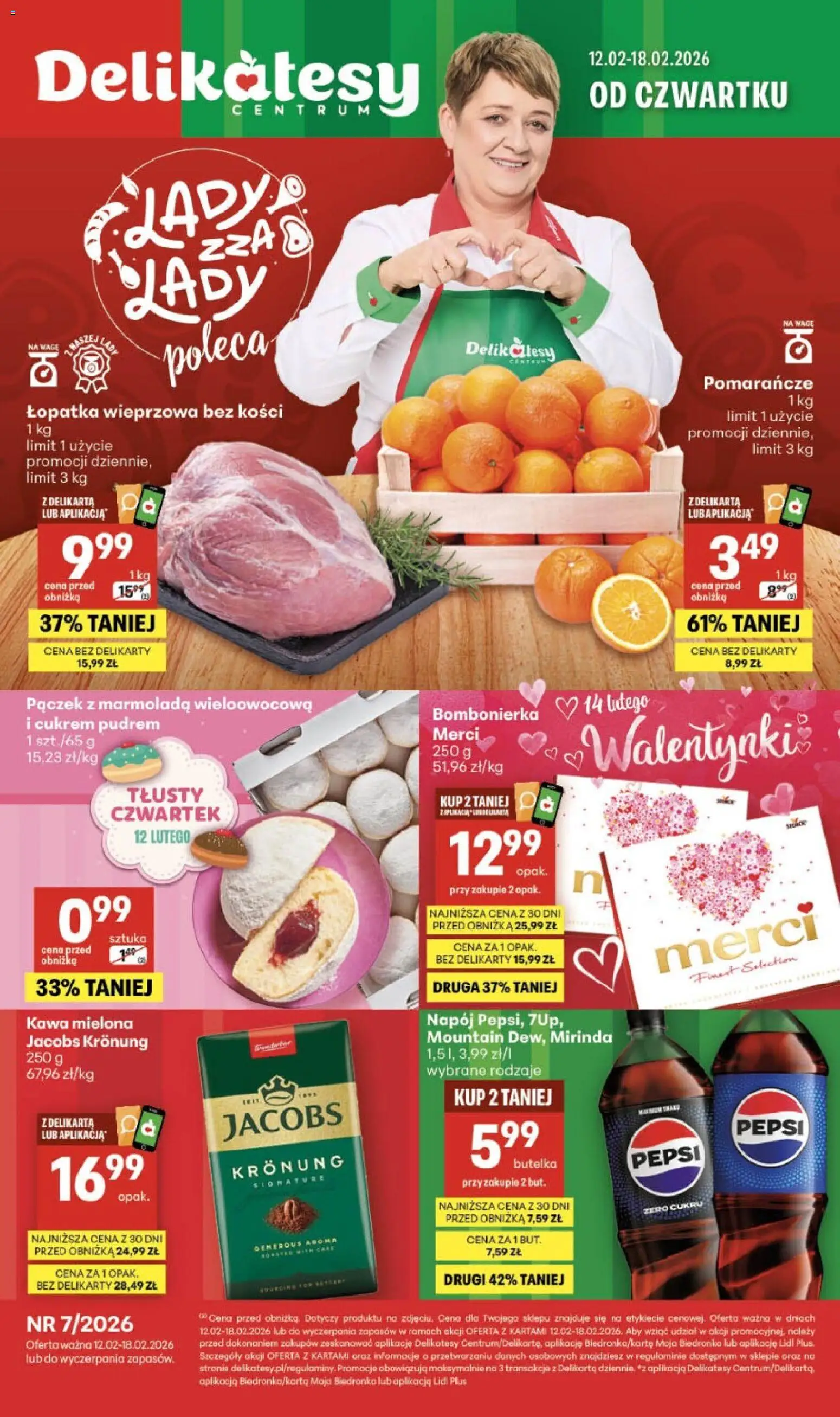 Delikatesy Centrum Gazetka od 12.02.2026 | Strona: 1